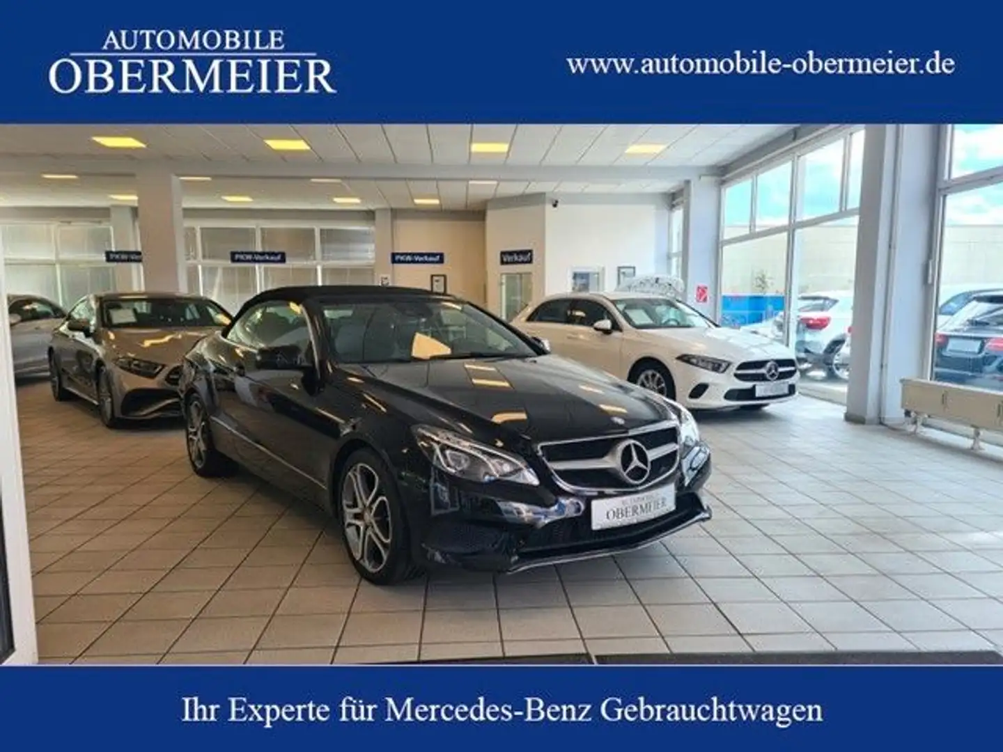 Mercedes-Benz E 250 Sport Cabrio 7G-Tr SHZ LED IHC Navi Memory Schwarz - 1