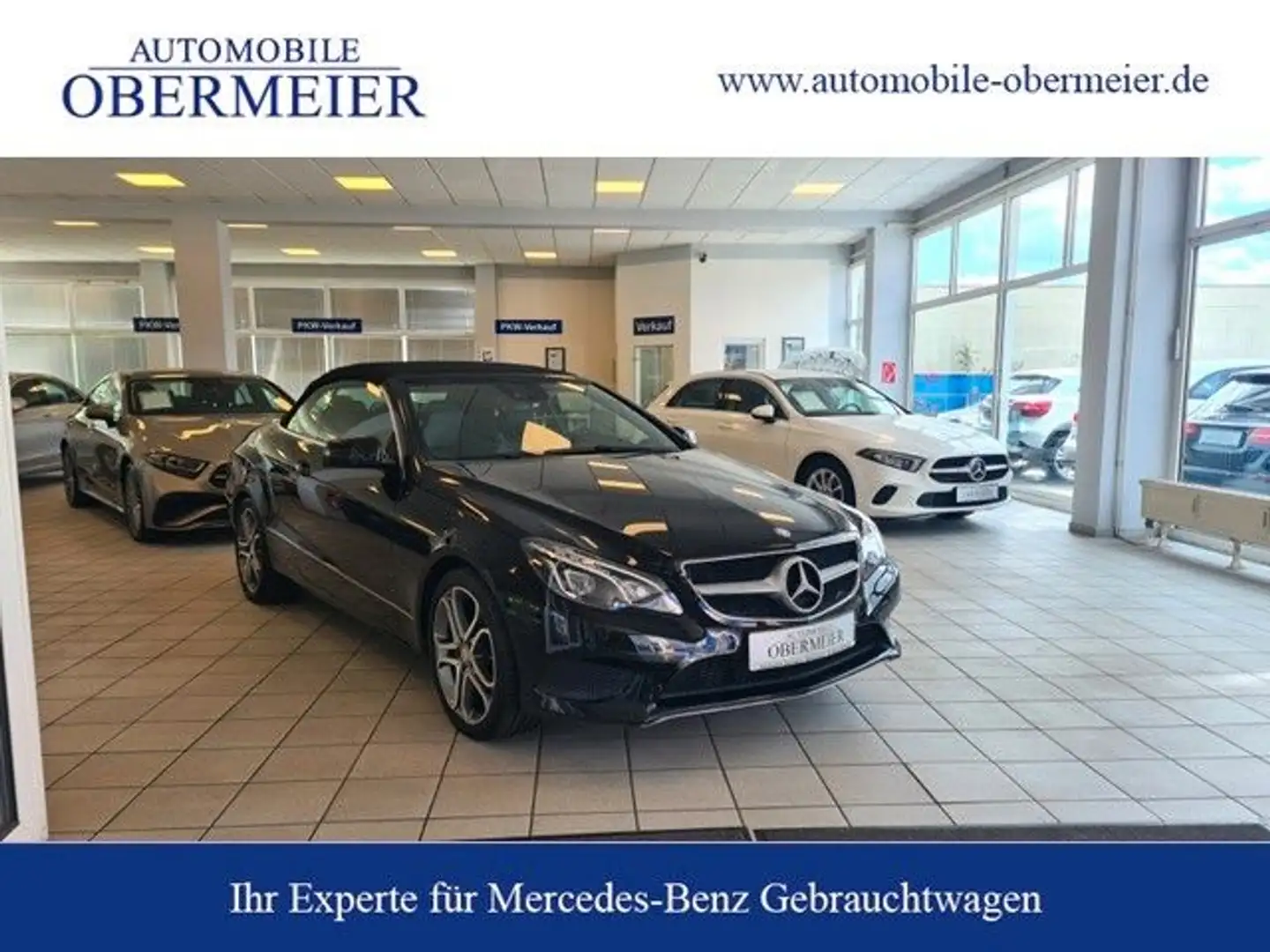 Mercedes-Benz E 250 Sport Cabrio 7G-Tr SHZ LED IHC Navi Memory Noir - 1