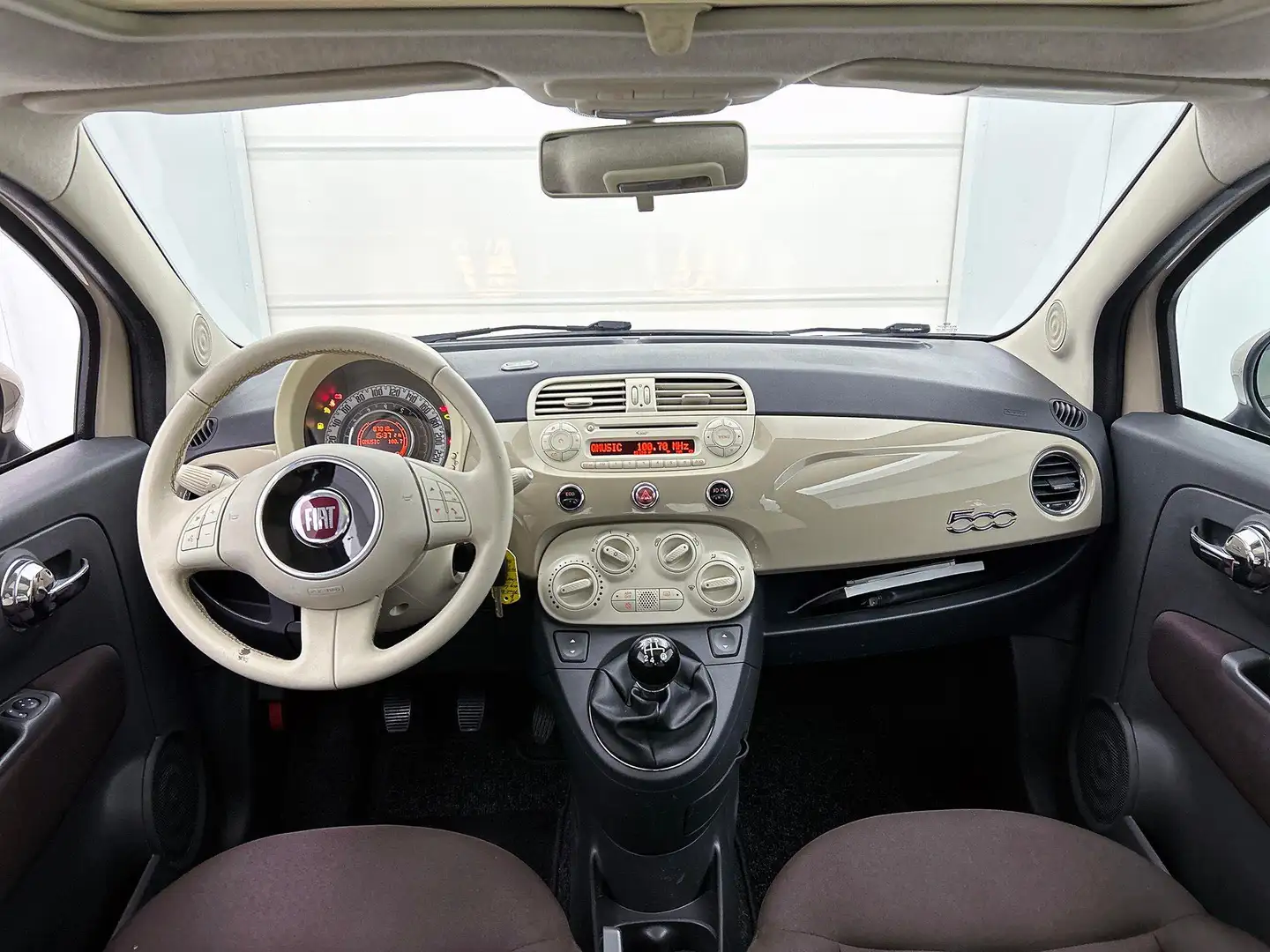 Fiat 500 0.9 TwinAir Lounge(Goed onderH, Airco, Panorama, P Marrón - 2