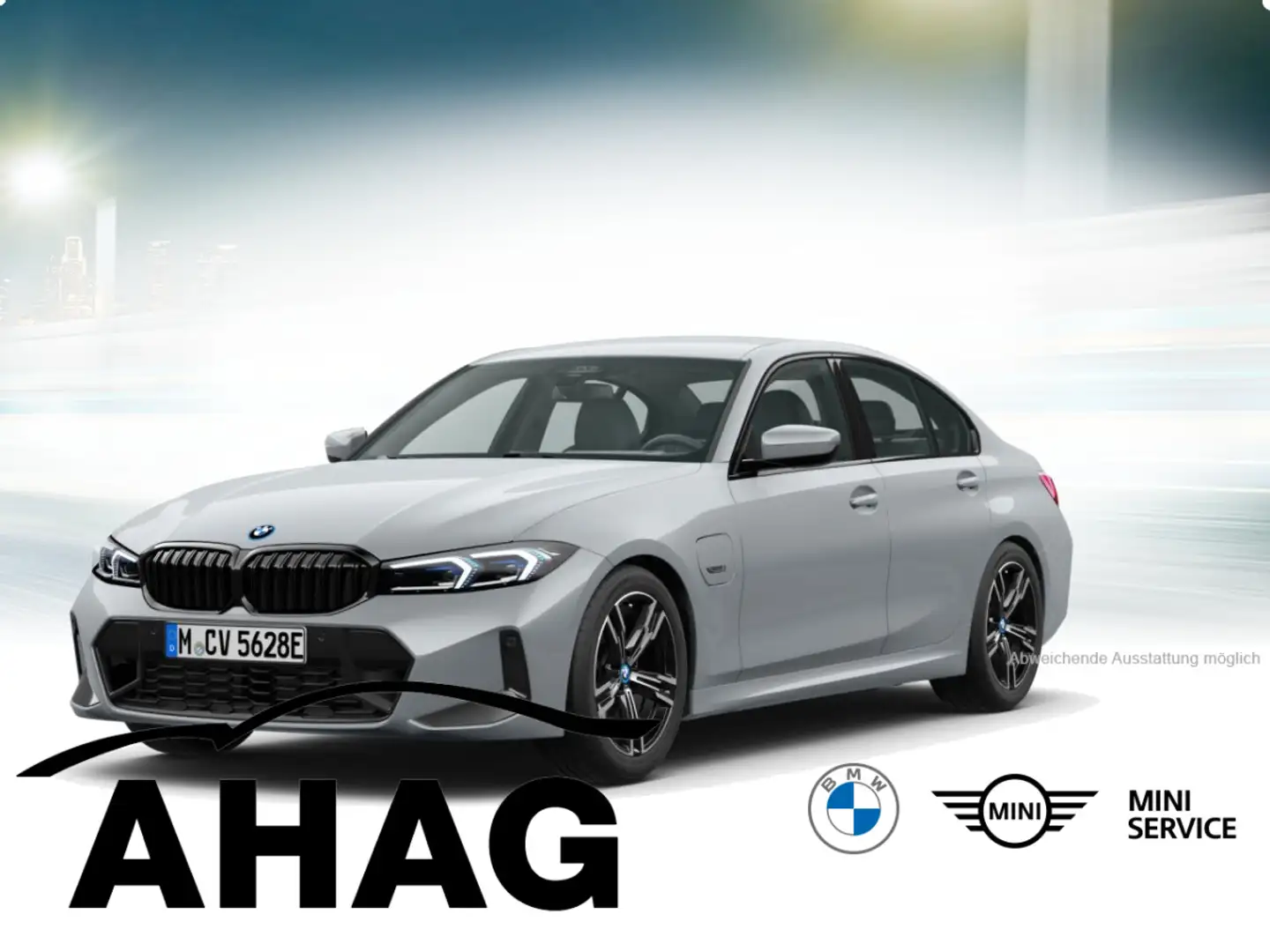 BMW 330 e Automatik M Sportpaket Innovationsp. Grau - 2