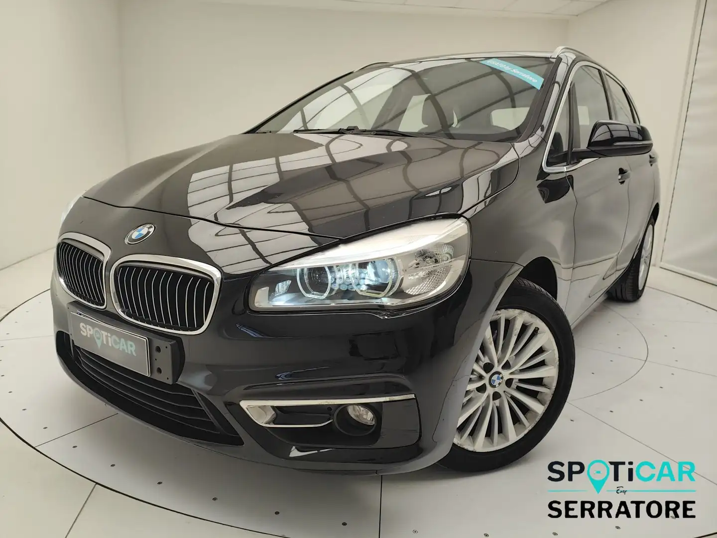 BMW 218 Serie 2 F/45-46 218d Active Tourer Luxury auto Noir - 1