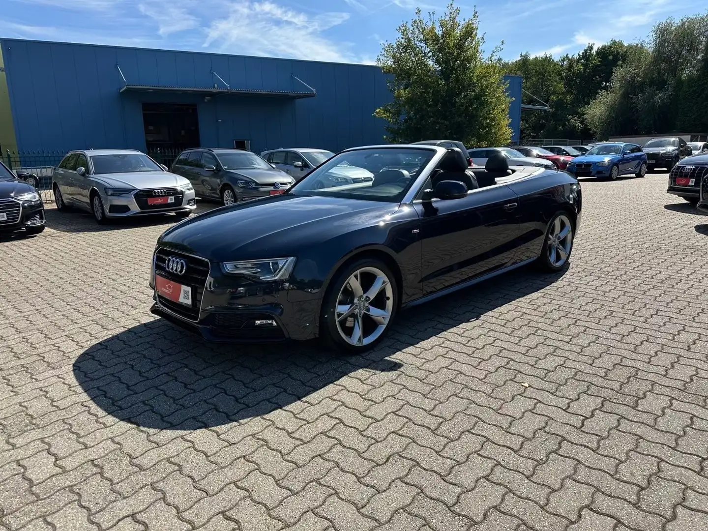 Audi A5 1.8 TFSI Cabrio S-LINE Leder NAV Bi-Xenon 19" Blau - 1