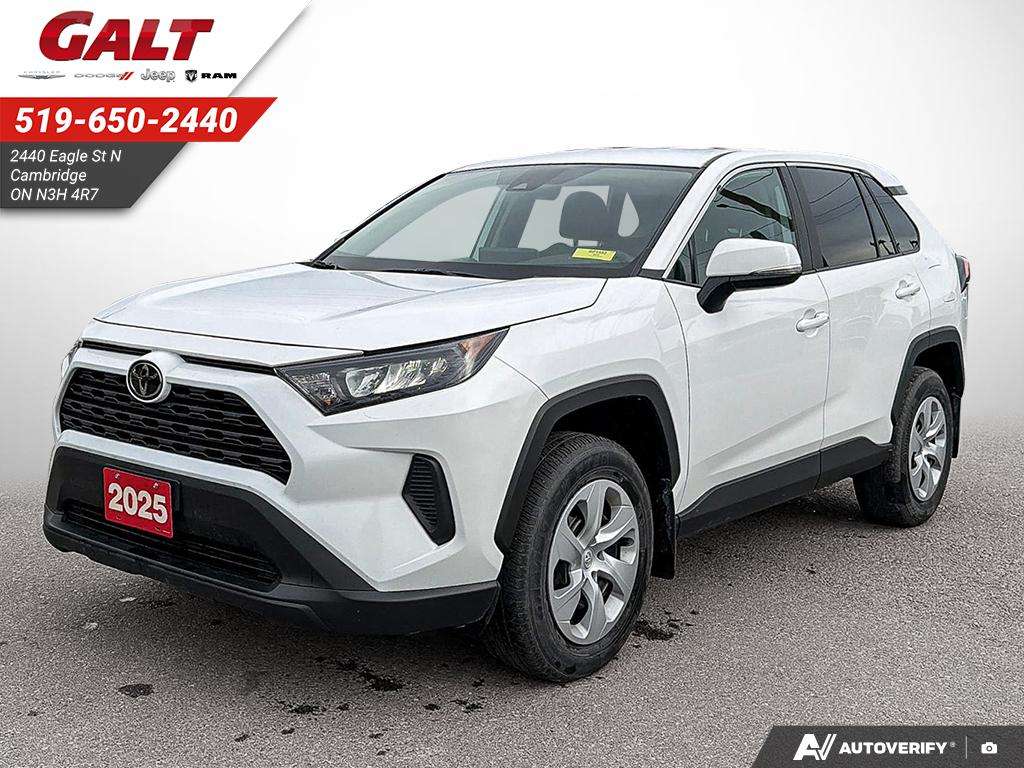 White 2025 Toyota RAV4 SUV / Crossover All-Wheel Drive 8-Speed Automatic