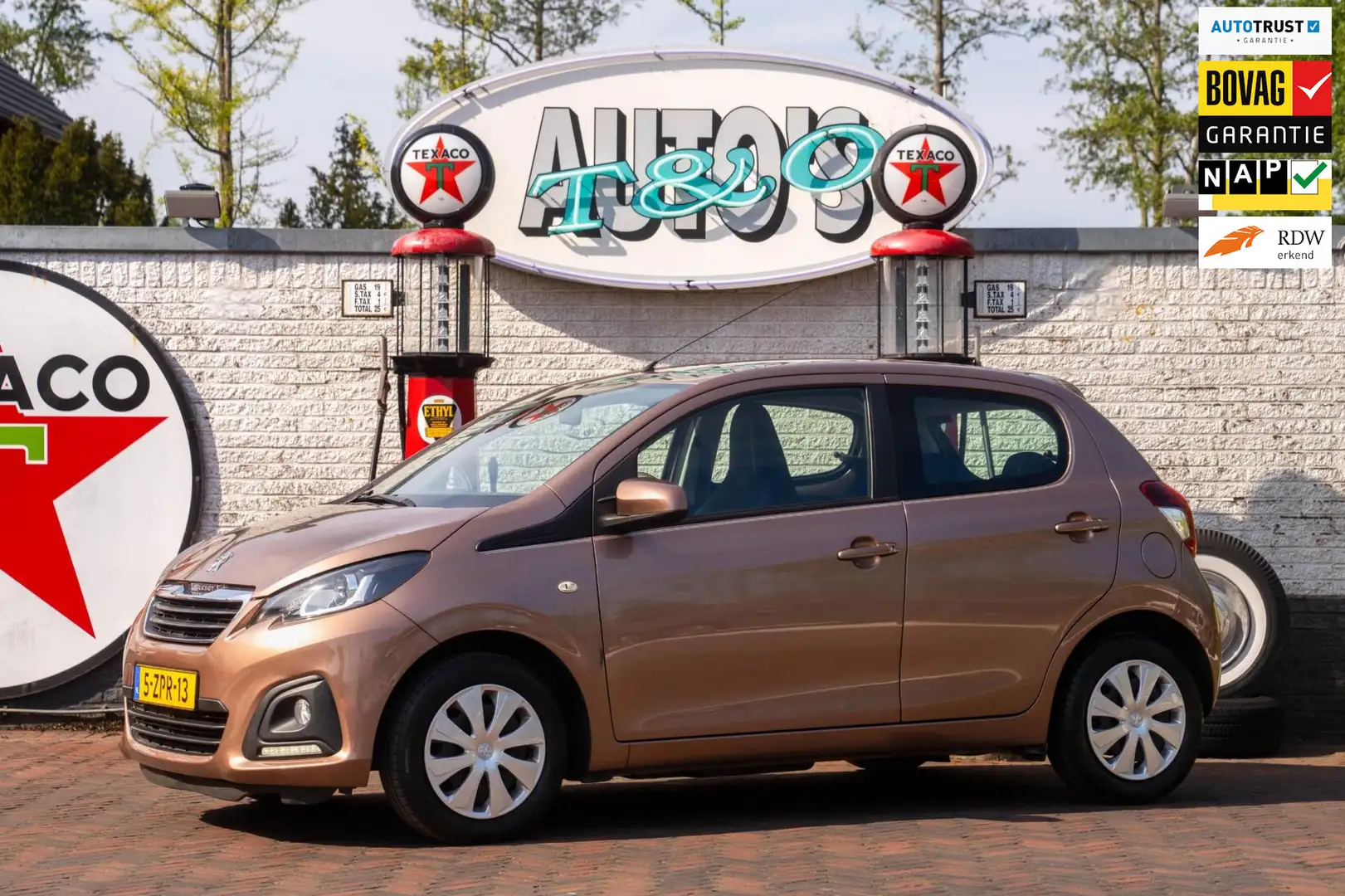 Peugeot 108 1.0 e-VTi Active 1e Eigenaar 67.000 km +NAP Bruin - 1