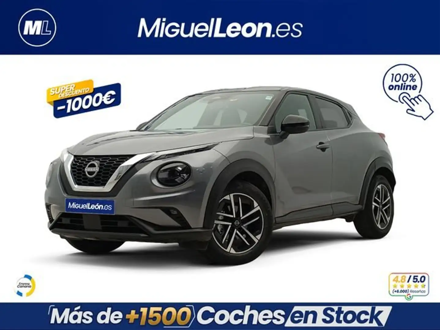 Nissan Juke DIG-T 84 kW (114 CV) 6M/T N-Connecta Gris - 1