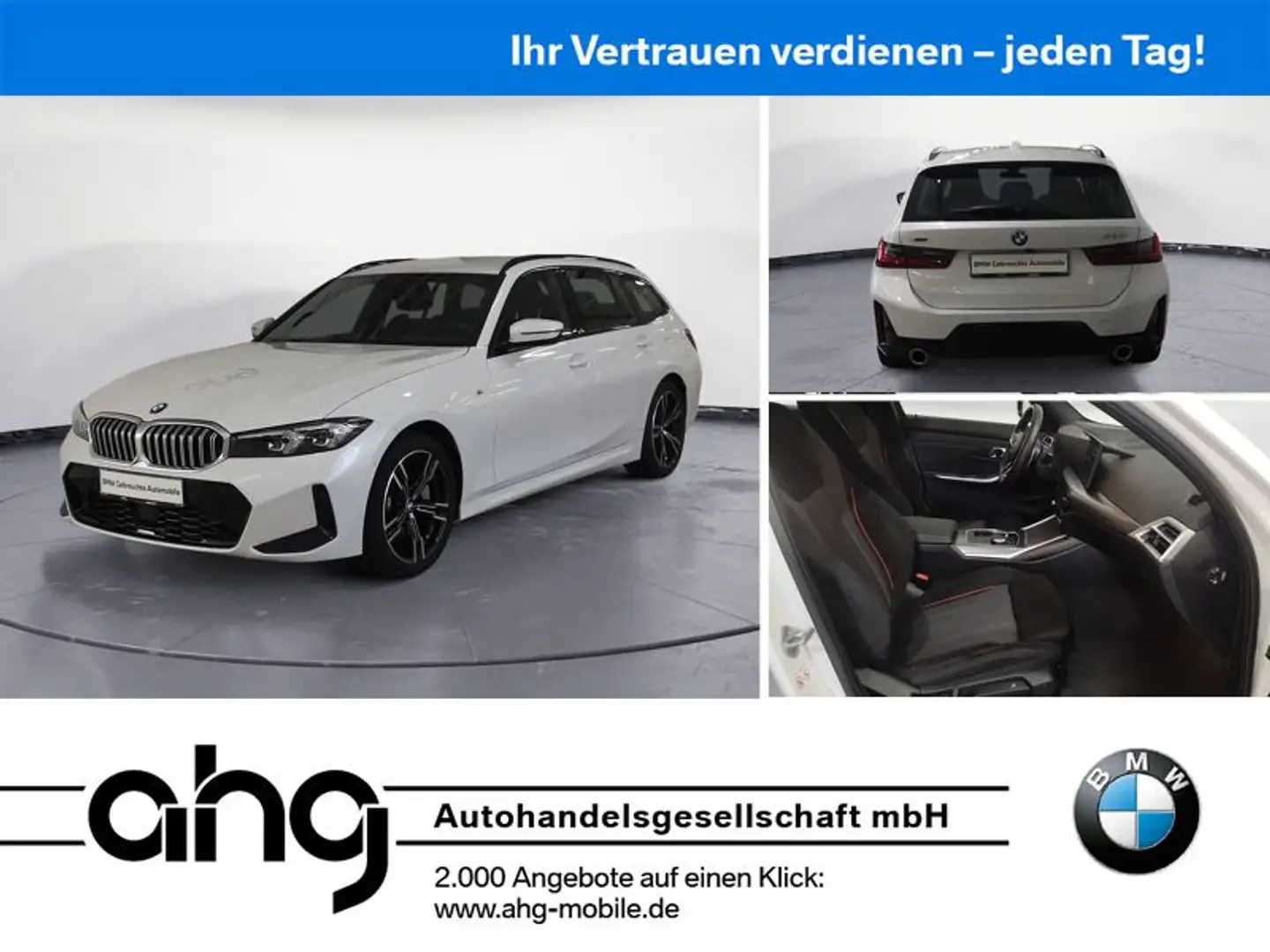 BMW 330 i xDrive Touring Automatic M Sportpaket HIFI Weiß - 1