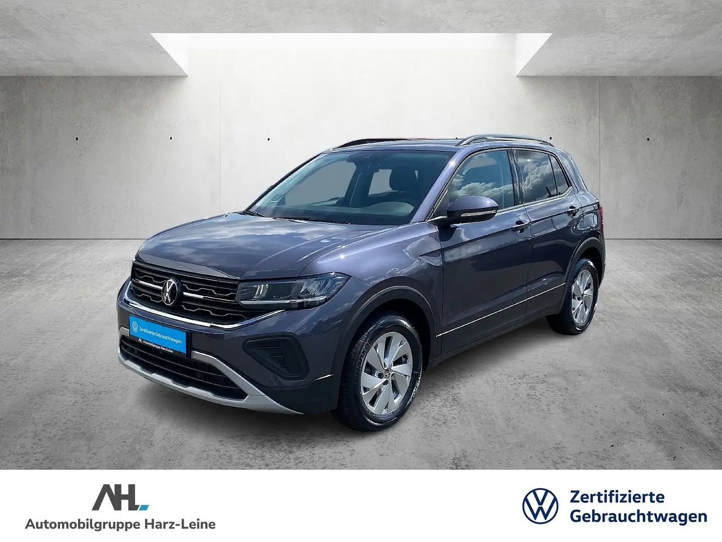 Volkswagen T-Cross 1.0 TSI Life Navi ACC LED PDC SHZ App-Connect Grau - 1
