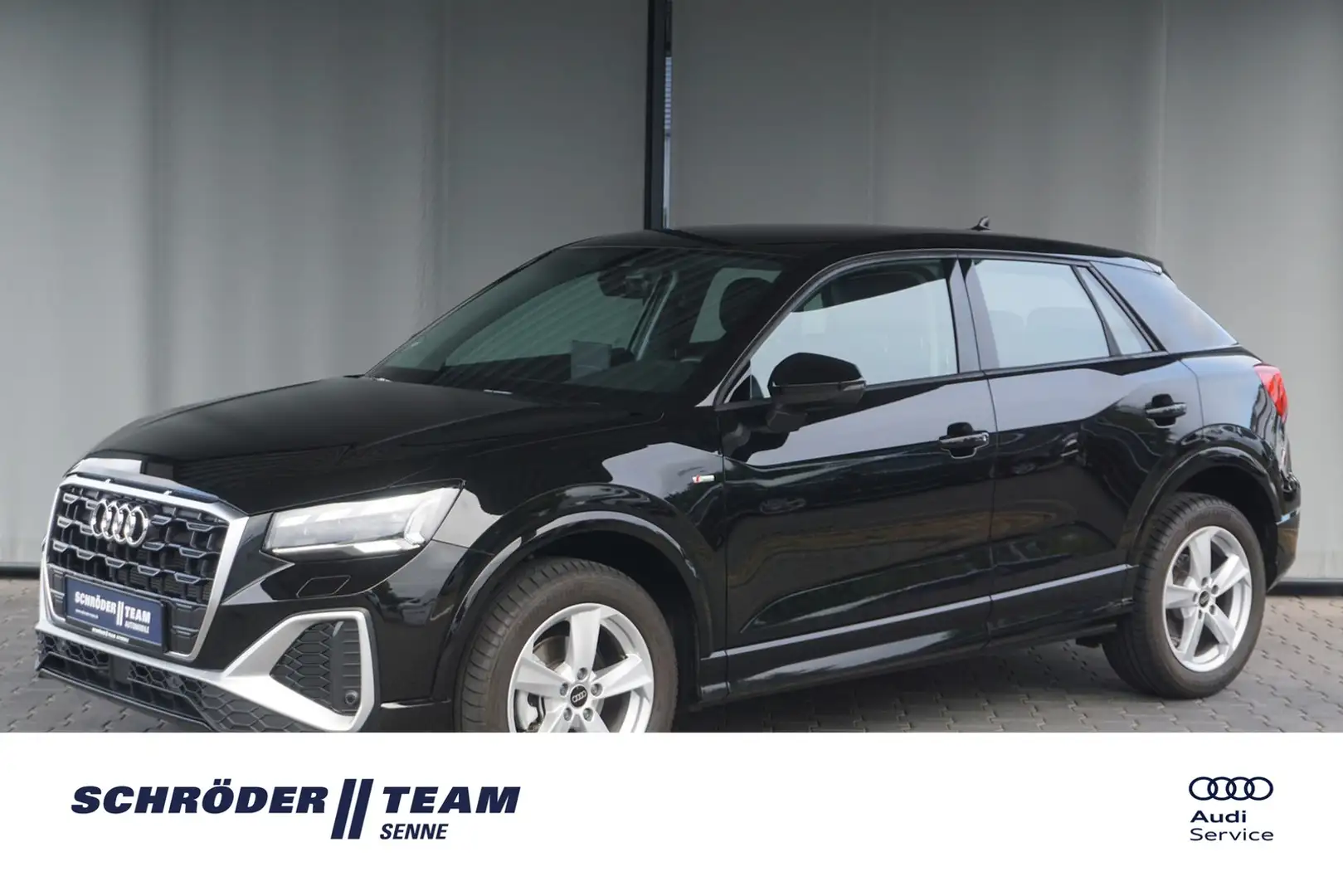 Audi Q2 35 TFSI S tronic S line Navi Matrix Virtual ACC Schwarz - 1