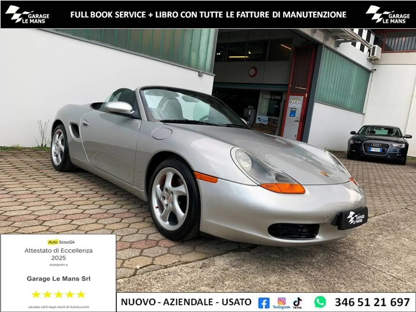 Porsche Boxster 2.7 FULL BOOK SERVICE + FATTURE MANUTENZIONE Stříbrná - 1