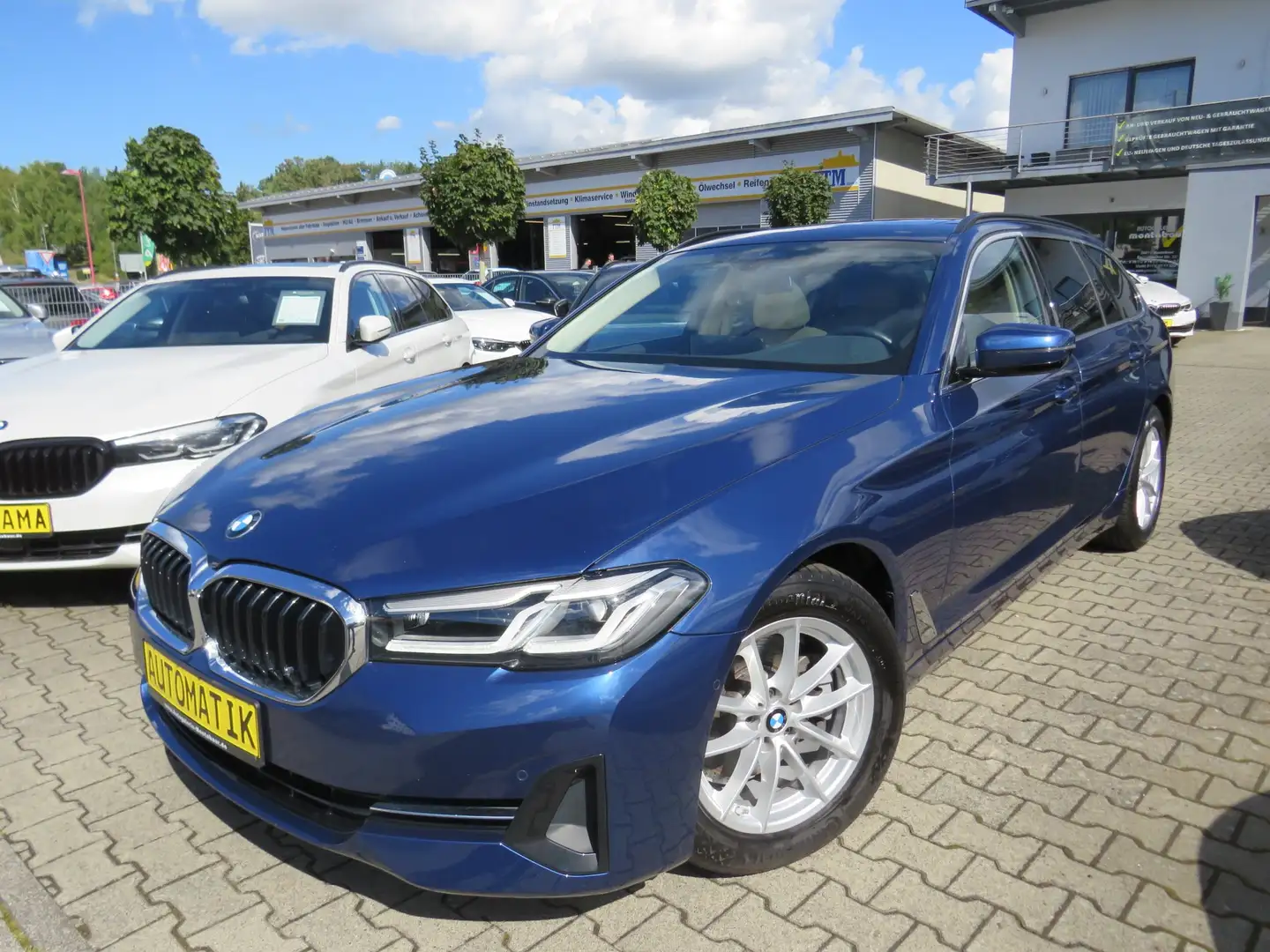 BMW 520 dA touring *1.HAND *PANO *KAMERA *GARANTIE Bleu - 1