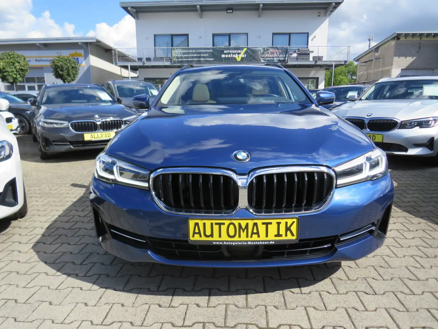 BMW 520 dA touring *1.HAND *PANO *KAMERA *GARANTIE Bleu - 2