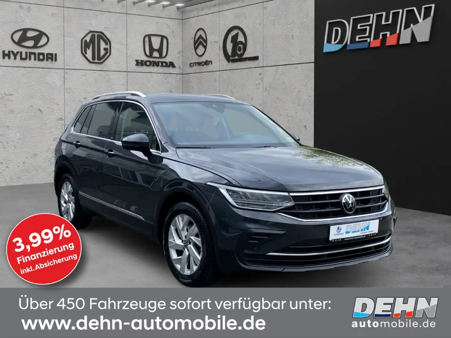Volkswagen Tiguan 1.5 TSI Move elektr.Klappe Navi Kamera ACC Grau - 1