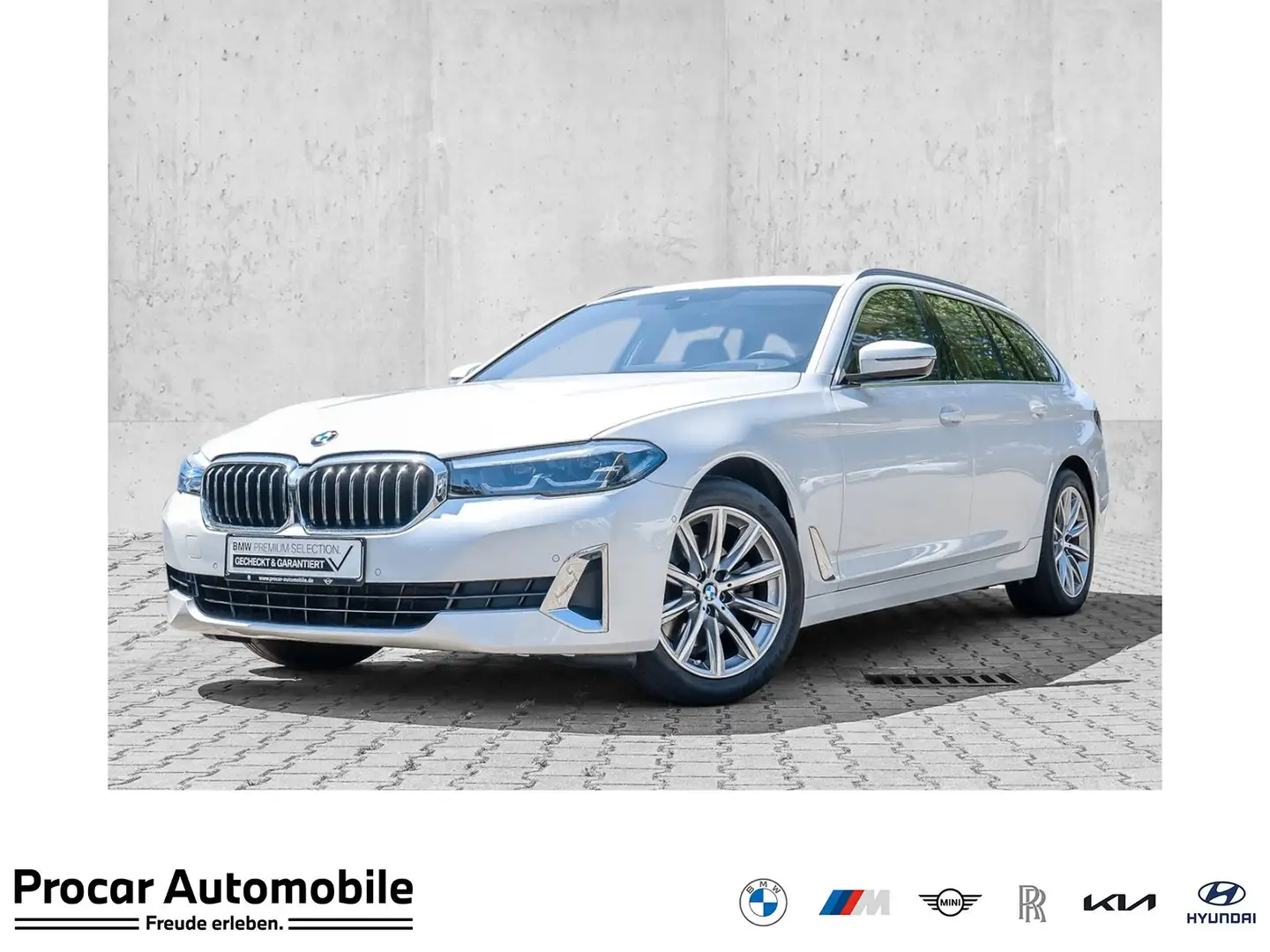 BMW 520 d Luxury Line Pano AHK HuD MemorySitz Standheiz. Wit - 1