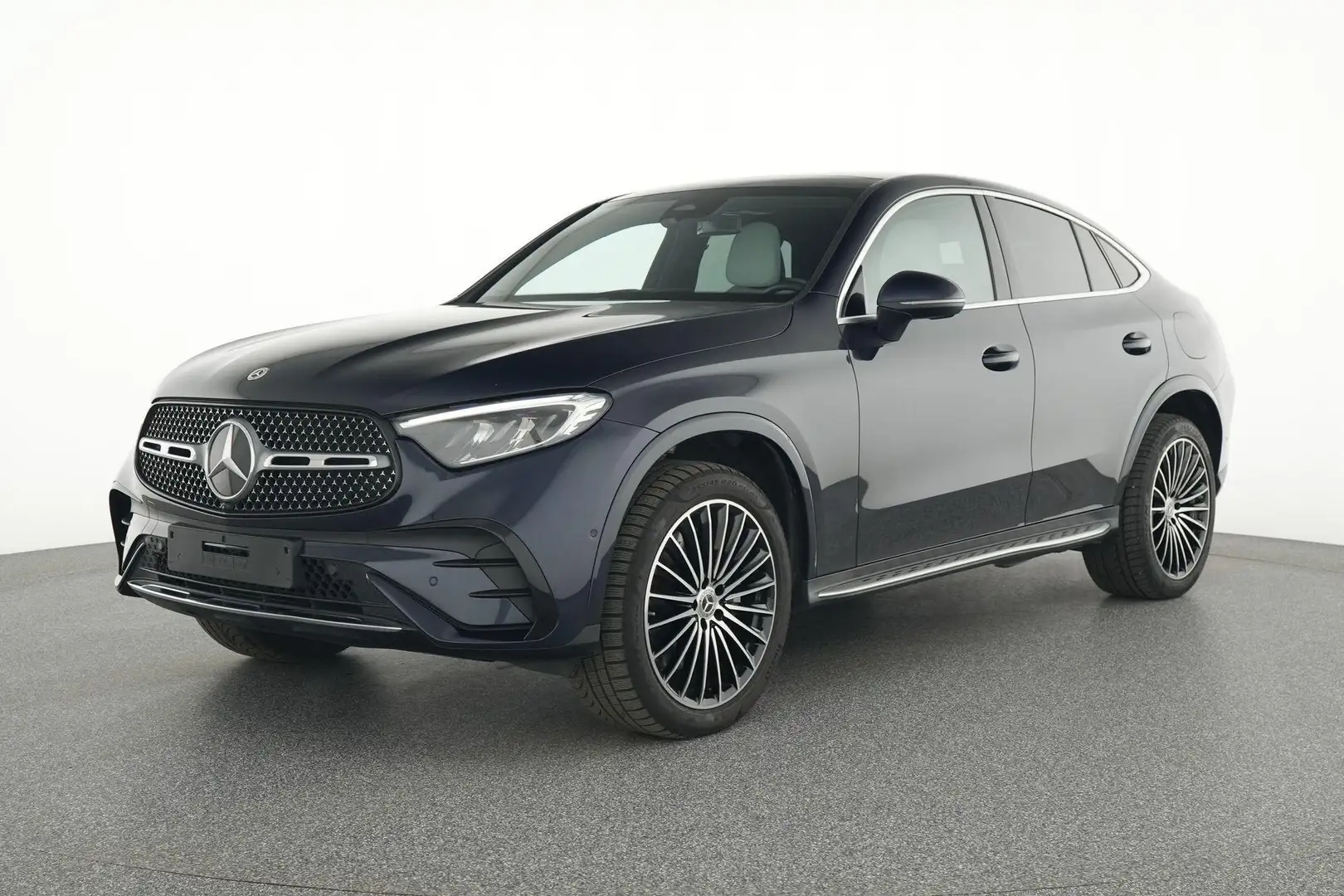 Mercedes-Benz GLC 300 300de 4M AMG Line coupe 36 m garantie Blauw - 1