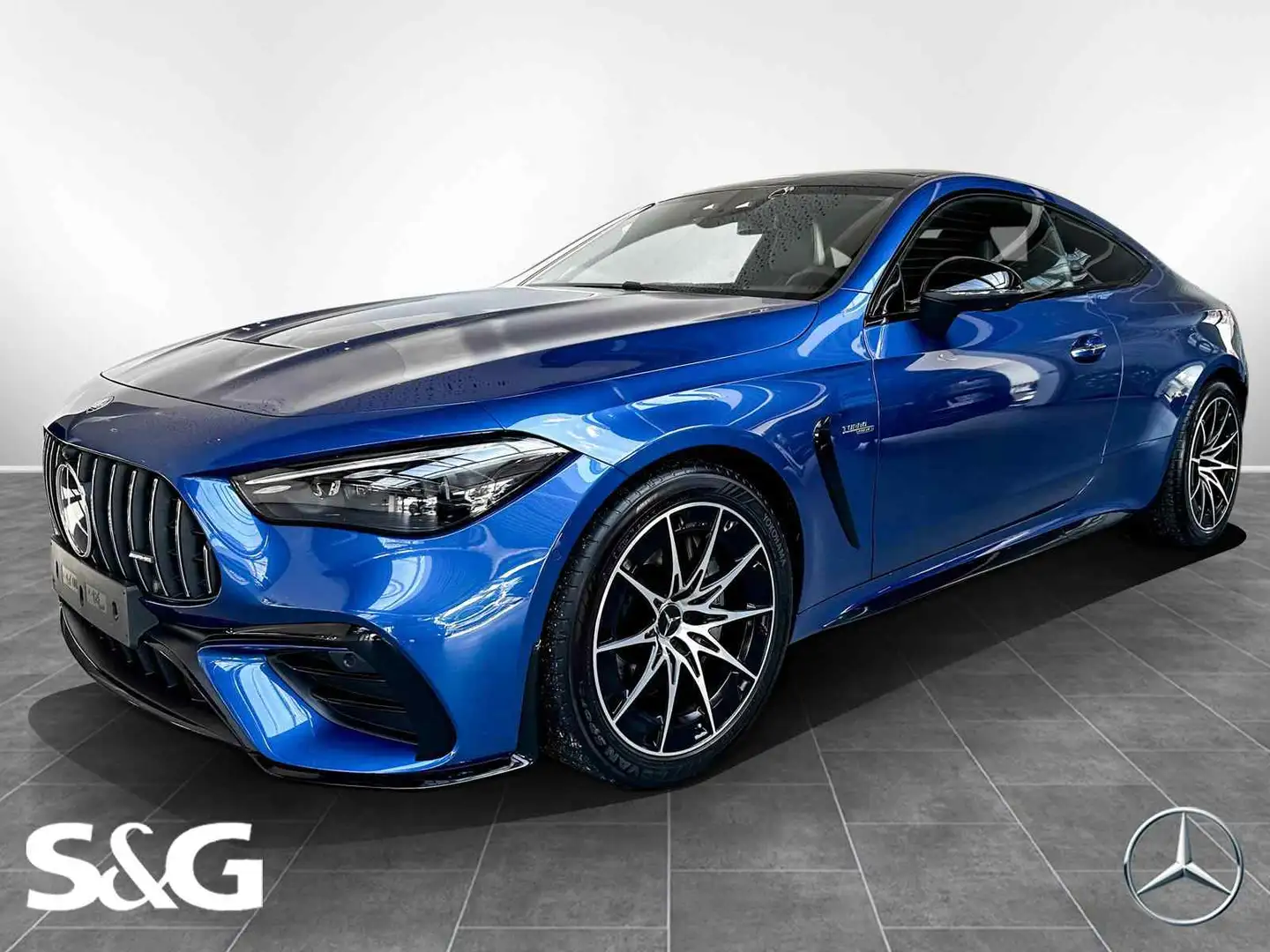 Mercedes-Benz CLE 53 AMG 4M Coupé AMG Burmester 360° HeadUp Blau - 1