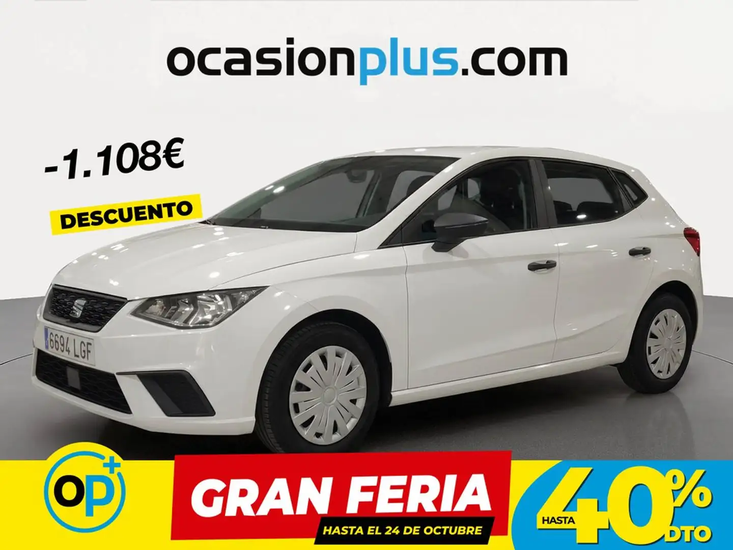 SEAT Ibiza 1.0 TSI S&S Reference Plus 95 Blanco - 1