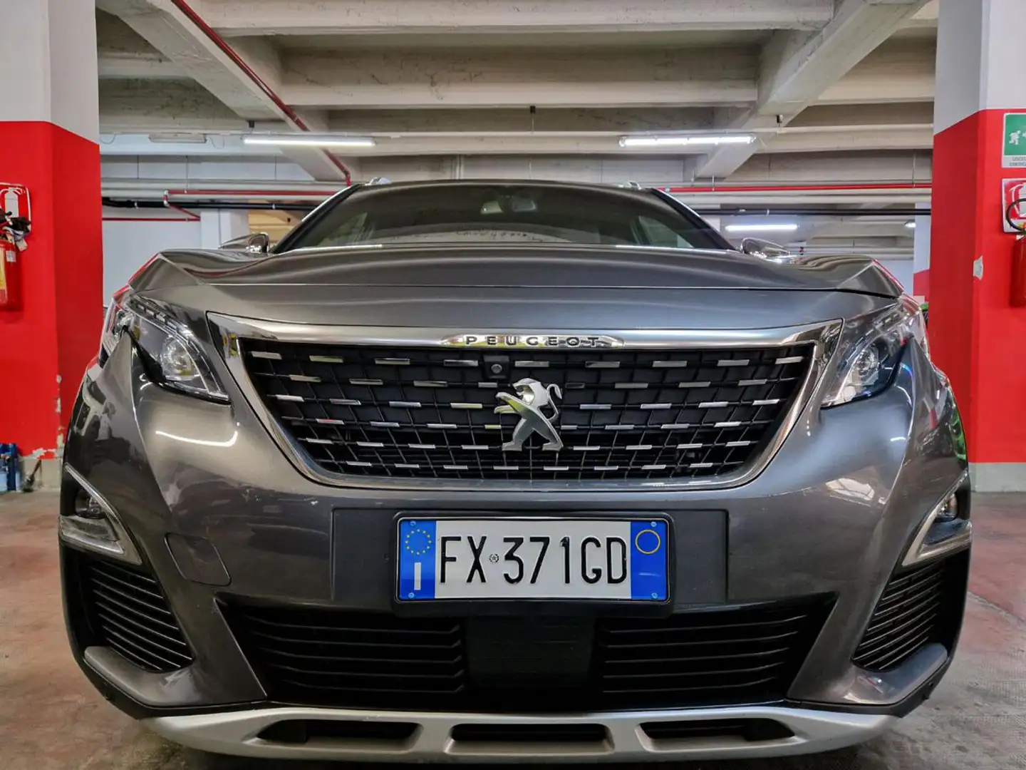 Peugeot 5008 BlueHDi 180 S&S EAT8 GT 7 POSTI + KM. 58.000 UNIPR Grigio - 2