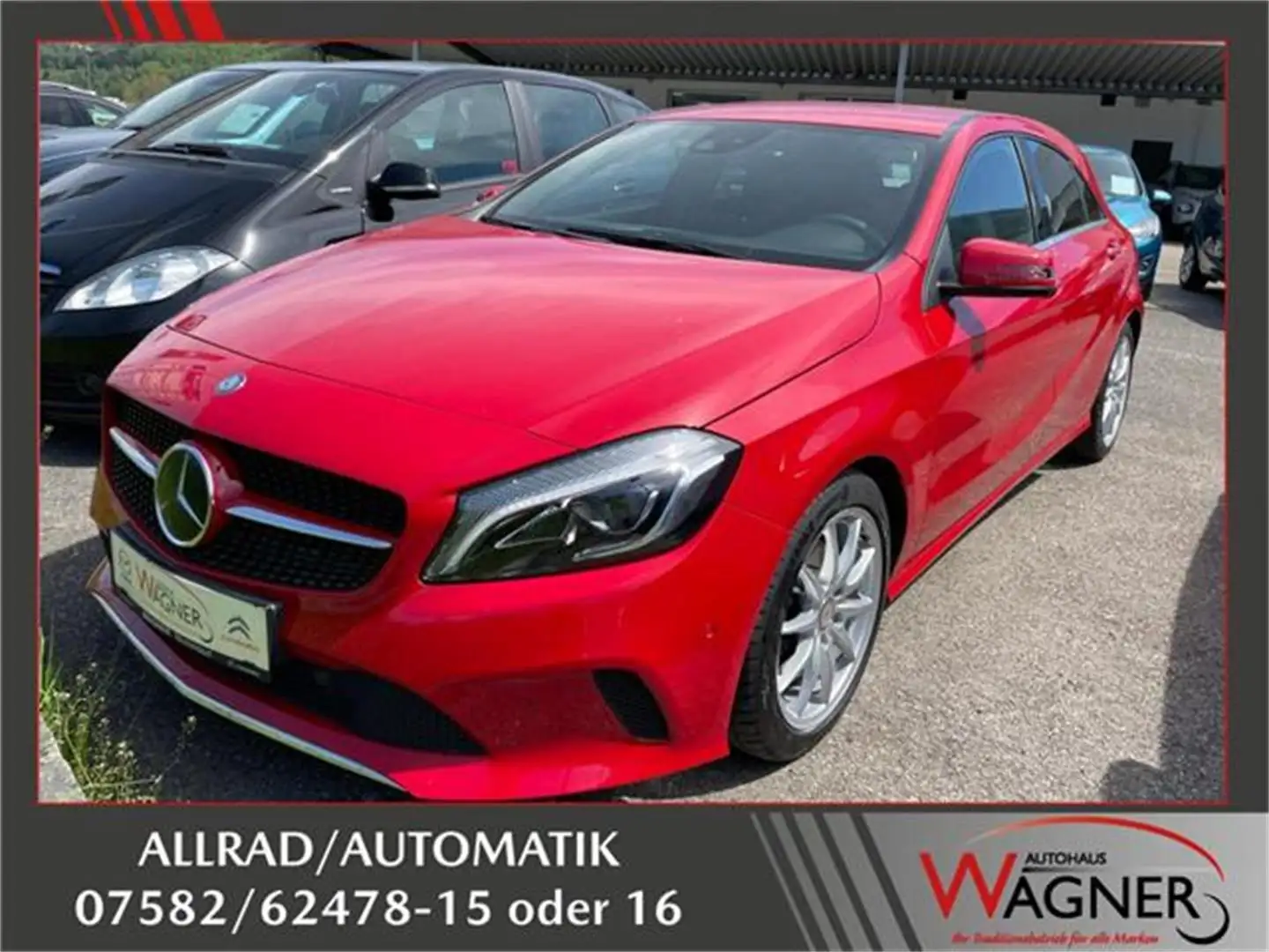 Mercedes-Benz A 220 d 4MATIC Aut. *AHK* Rouge - 1