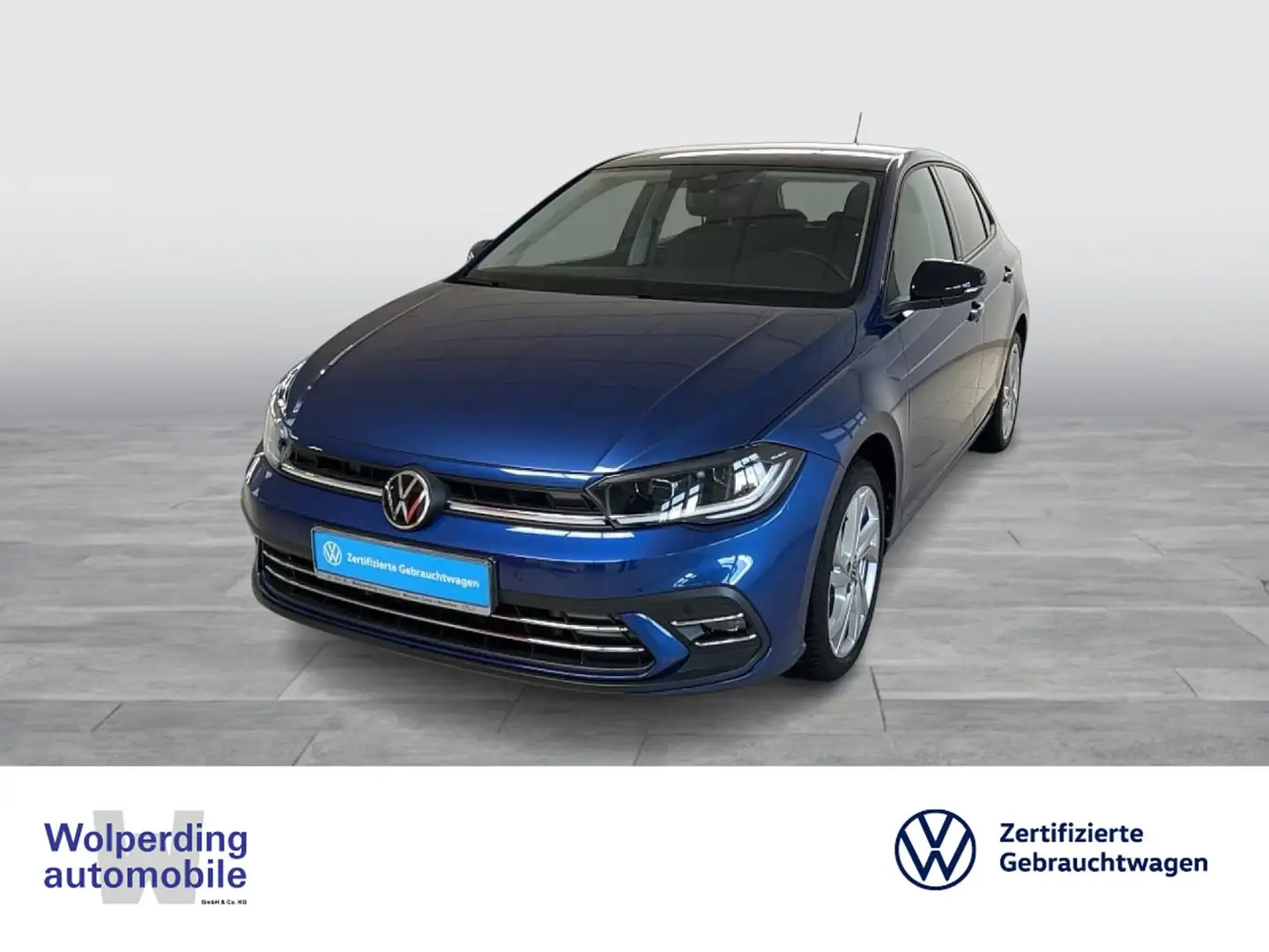 Volkswagen Polo 1.0 TSI DSG Style Bluetooth Navi LED Klima Blau - 1