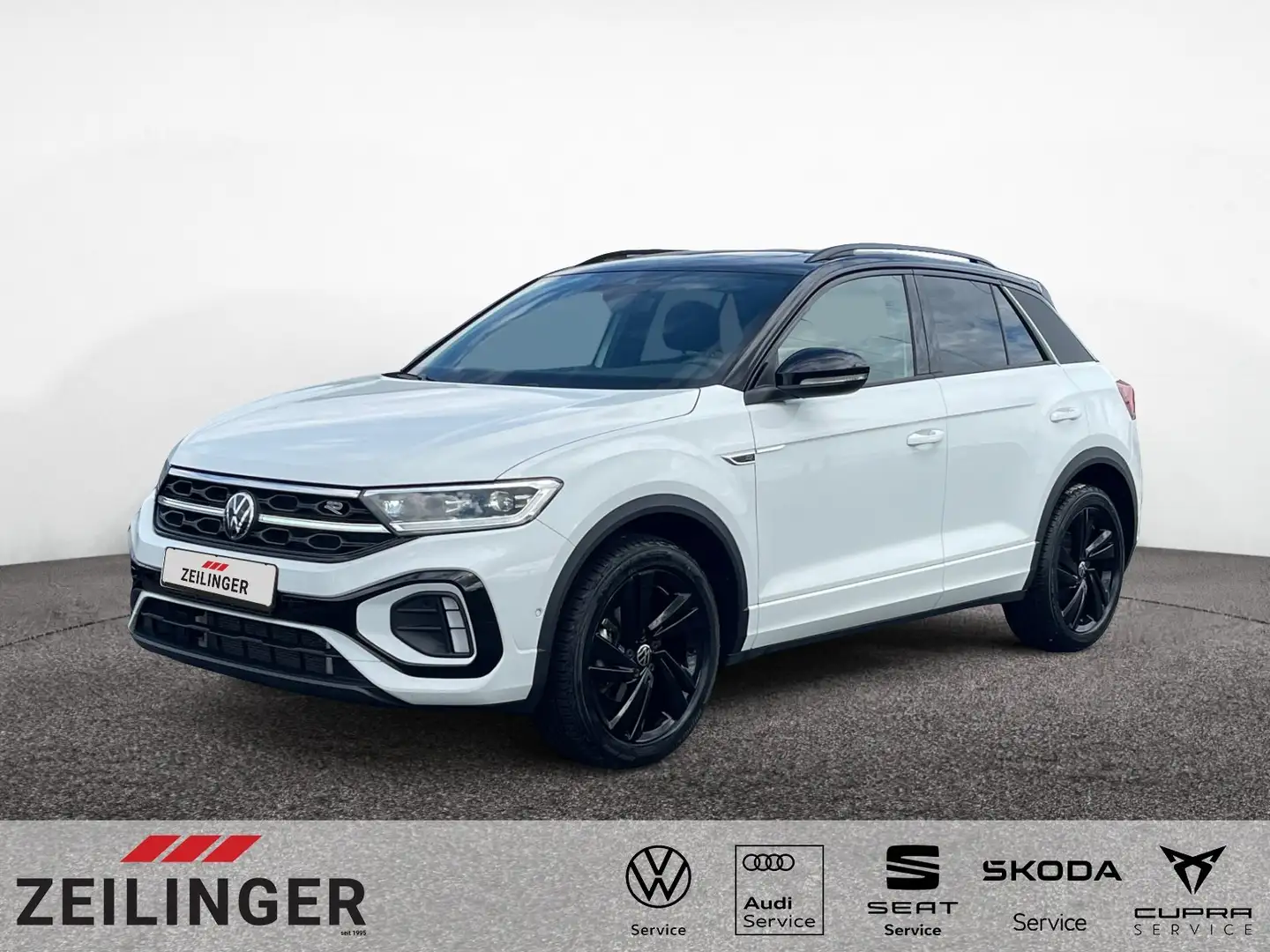 Volkswagen T-Roc R-Line TSI DSG|BLACK STYLE|PANO|AHK|eHECK| Weiß - 1