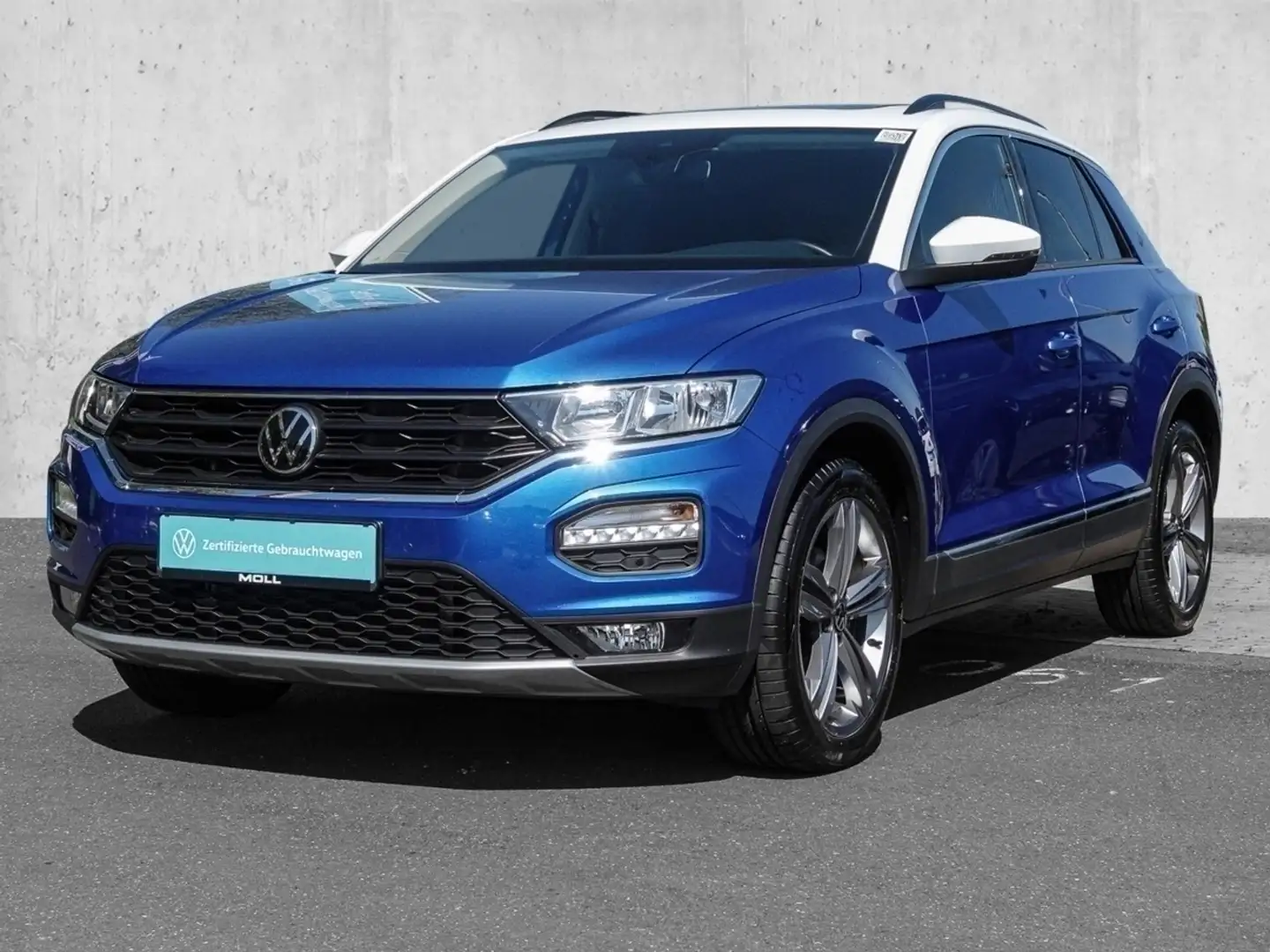 Volkswagen T-Roc 1.5 TSI DSG Style NAVI PANO LM PDC DYNLI Blauw - 2