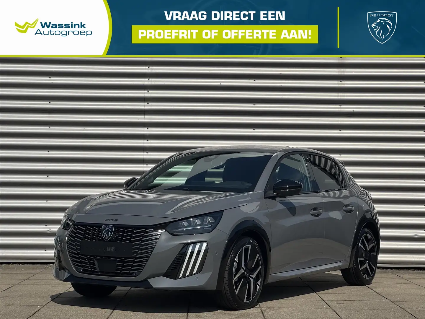 Peugeot 208 1.2 Hybrid 145PK 6-Traps Automaat GT Navigatie | C Grau - 1