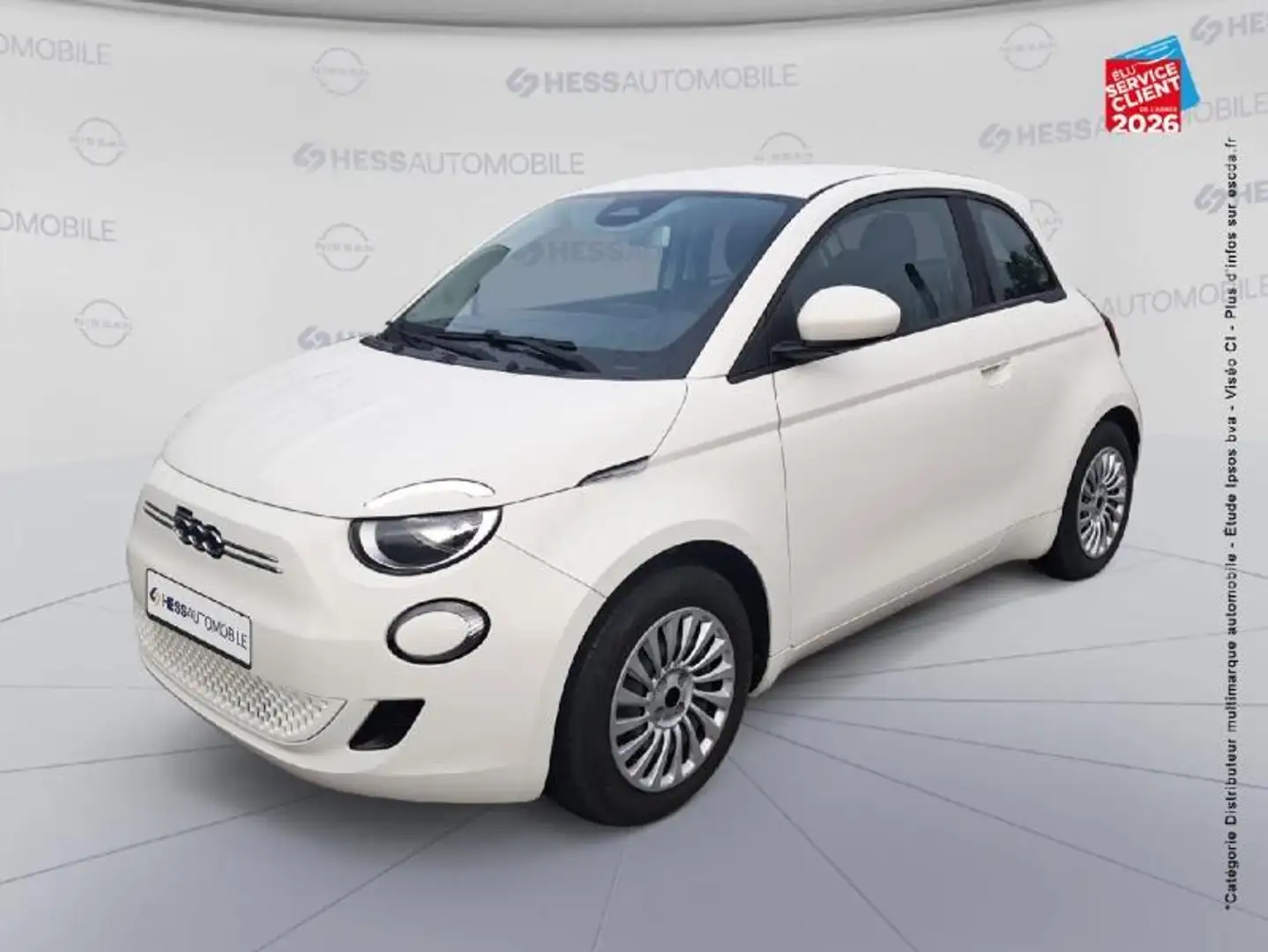 Fiat 500e e 95ch Action Plus Blanc - 1