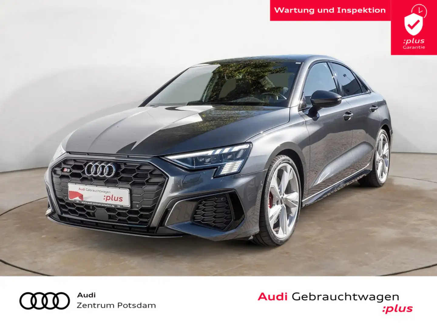 Audi S3 2.0TFSI quattro MATRIX NAVI B&O PDC Gris - 1