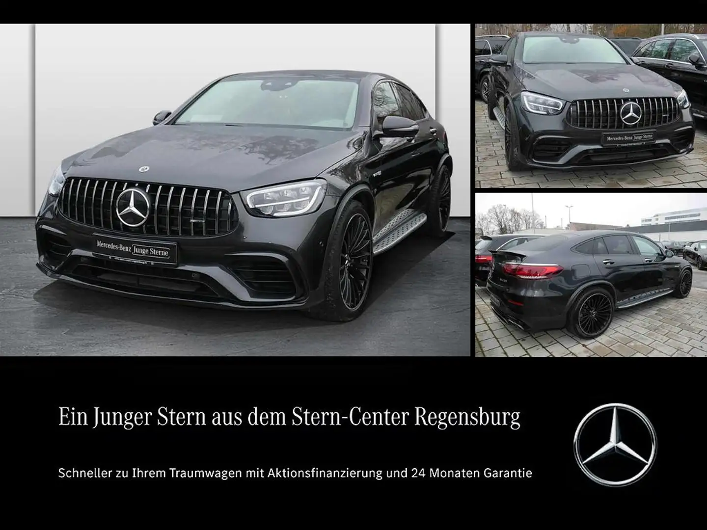Mercedes-Benz GLC 63 AMG 4M+Coupé+DIST+HUD+SITZKLIMA+PerfAGA Gri - 1