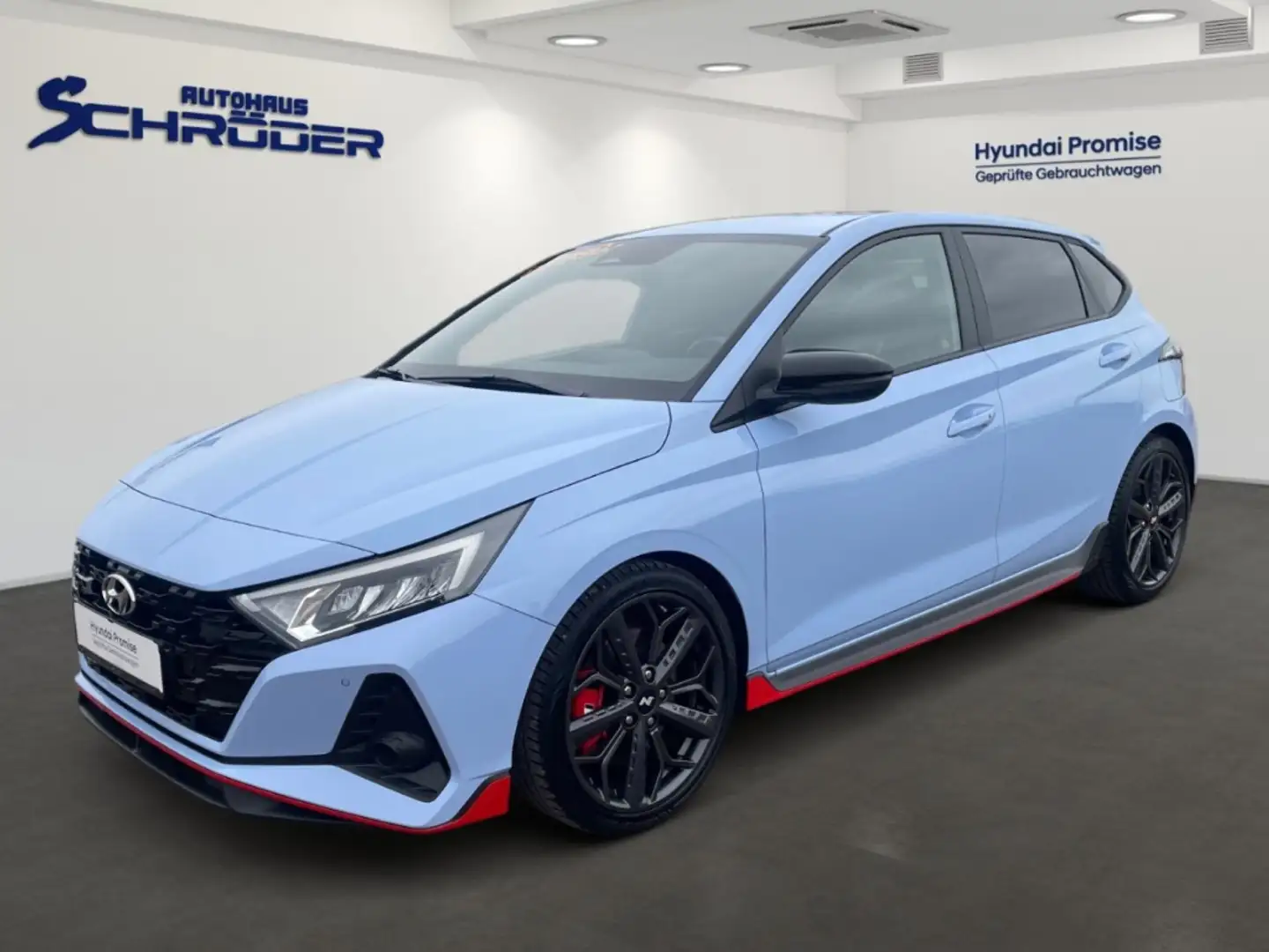 Hyundai i20 1.6T N Performance Navi- u. Assistenz-Paket, Rückf Blau - 1