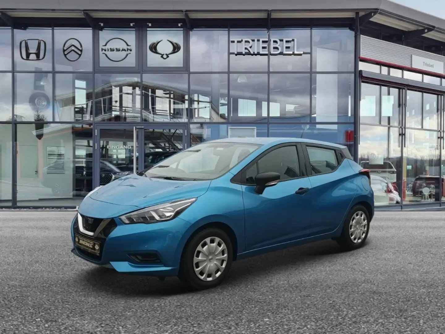 Nissan Micra Visia Plus 1.0 Klima Temp Berganfahrass. Freisprec Синій - 2