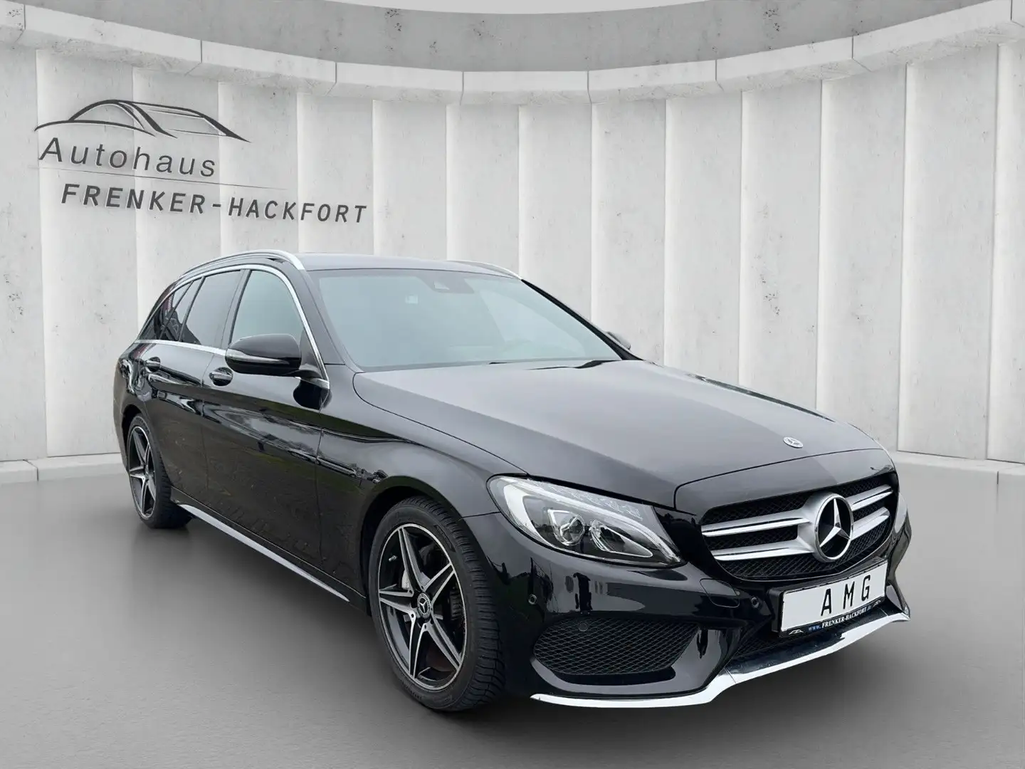 Mercedes-Benz C 180 T CGI AMG Edition C Navi LED Tempomat Spor Noir - 1