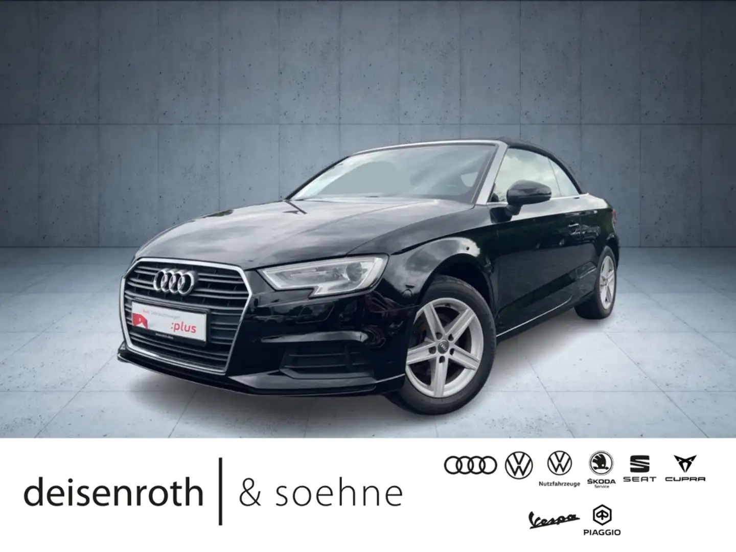 Audi A3 Cabriolet 1.4 TFSI Connect/ASI/SHZ/EPH/Akustik/Sen Czarny - 1