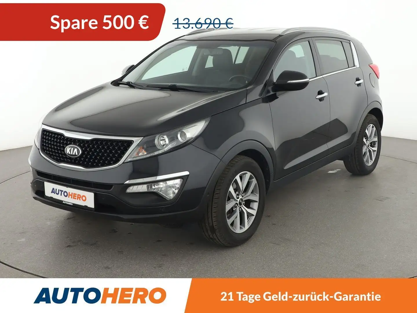 Kia Sportage 1.6 GDI Dream Team 2WD*NAVI*TEMPO*CAM*PDC*SHZ* Schwarz - 1