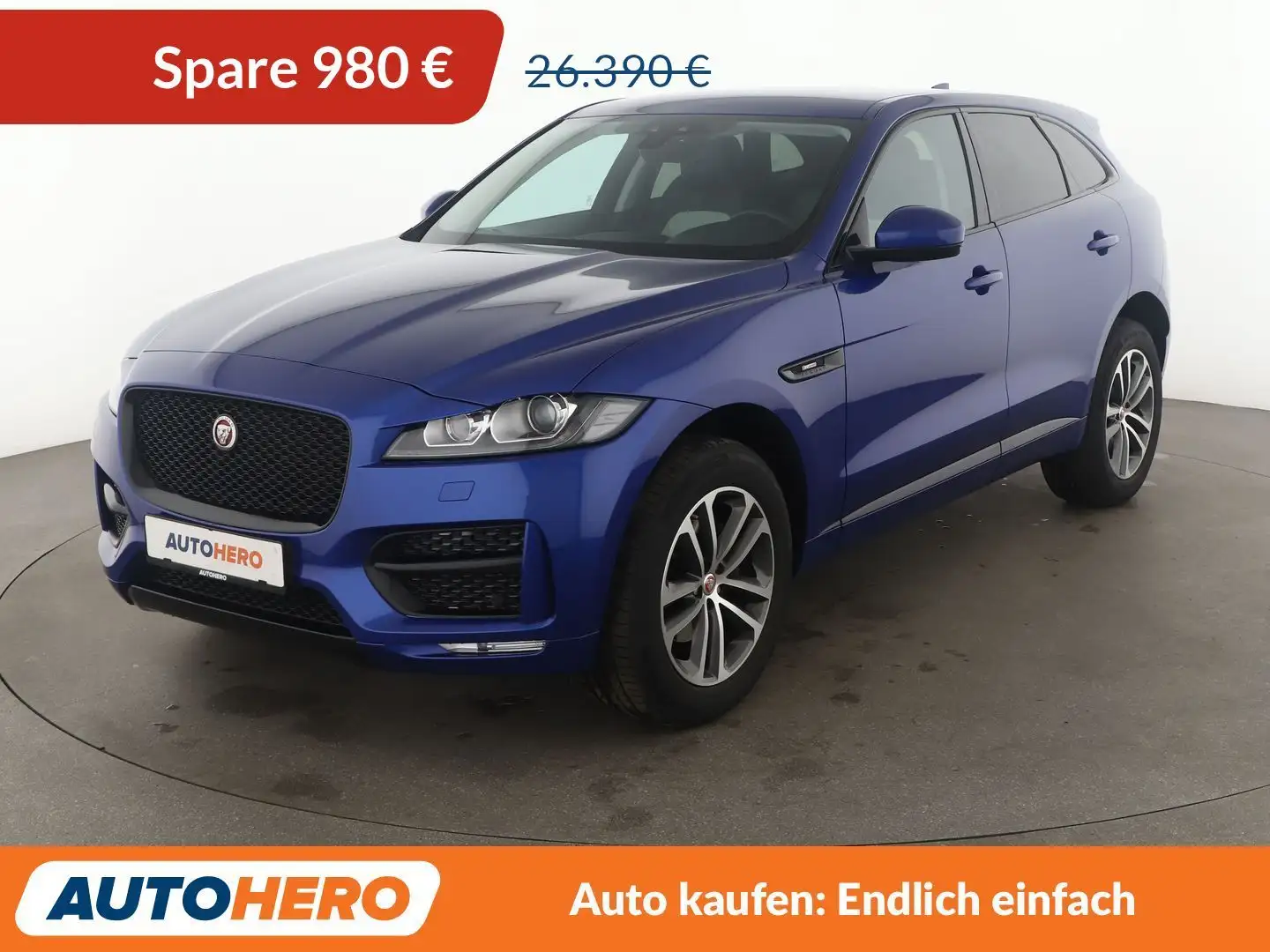 Jaguar F-Pace 25t R-Sport AWD Aut.*NAVI*BI-XENON*TEMPO*CAM*PDC* Blau - 1