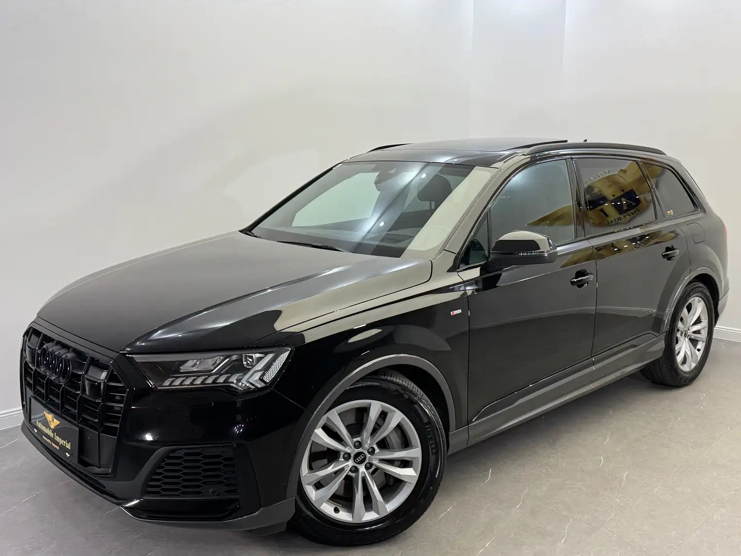 Audi Q7 55 TFSI e Quattro //1. BESITZ//S-LINE//FACELIFT// Schwarz - 2
