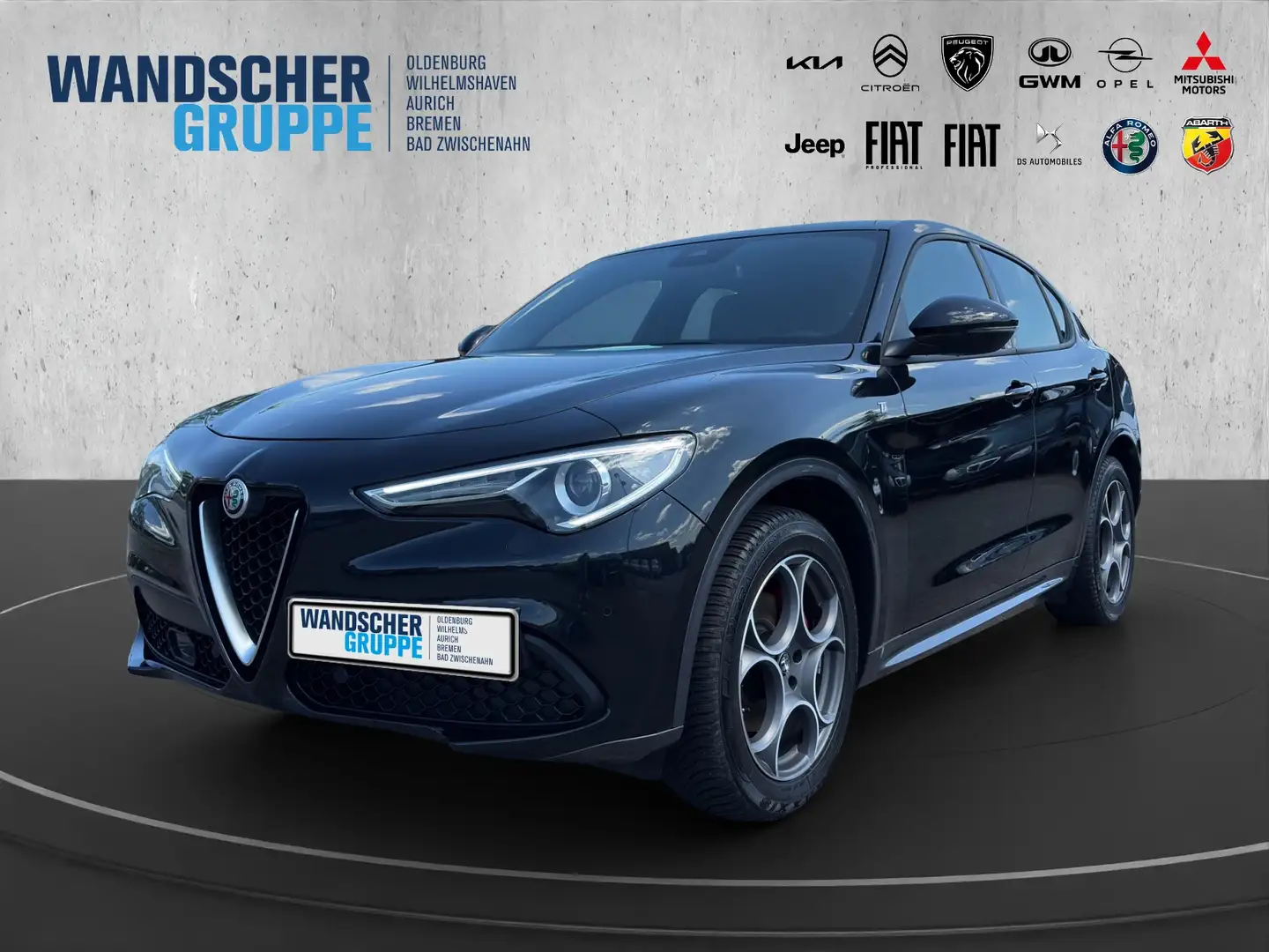 Alfa Romeo Stelvio 2.0 Turbo Ti Q4 *LENKRADHEIZUNG*KEYLESS* Schwarz - 1