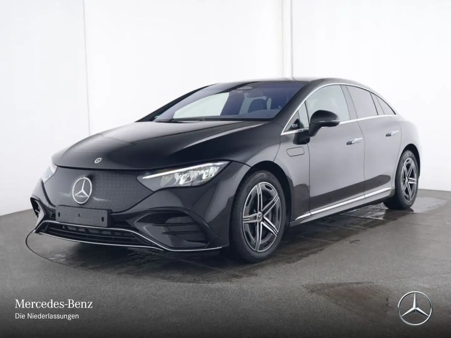 Mercedes-Benz EQE 350 AMG Burmester 3D Pano Distr. HUD LED PTS Schwarz - 2