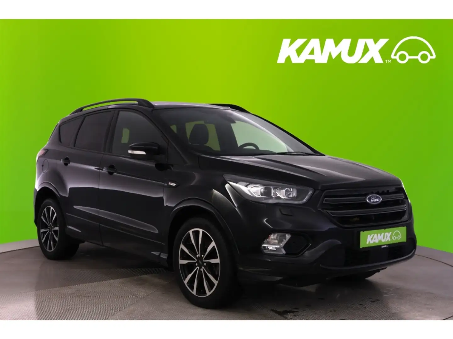 Ford Kuga 2.0TDCi 4X4 Aut.ST-Line XENON+NAVI+PDC+SHZ Zwart - 1