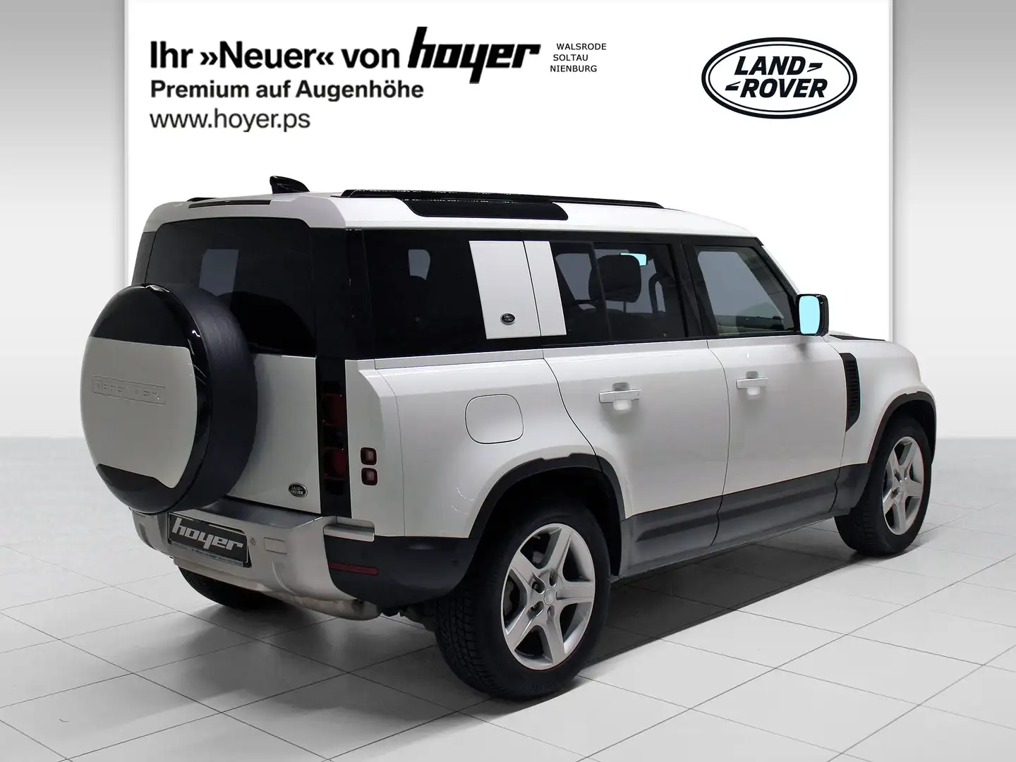 Land Rover Defender 110 D240 SE AHK Navigation LED DAB RFK Weiß - 2