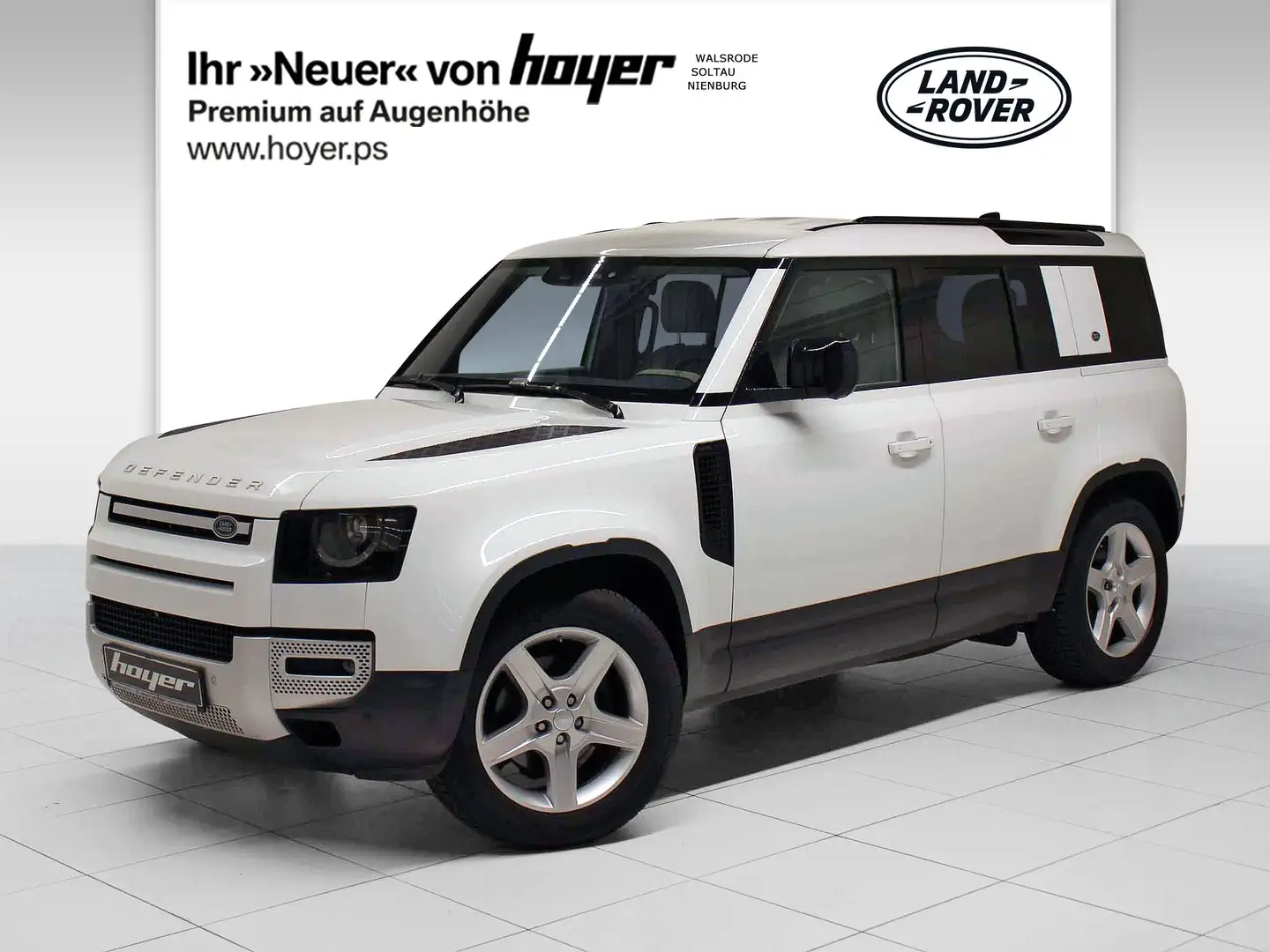 Land Rover Defender 110 D240 SE AHK Navigation LED DAB RFK Weiß - 1