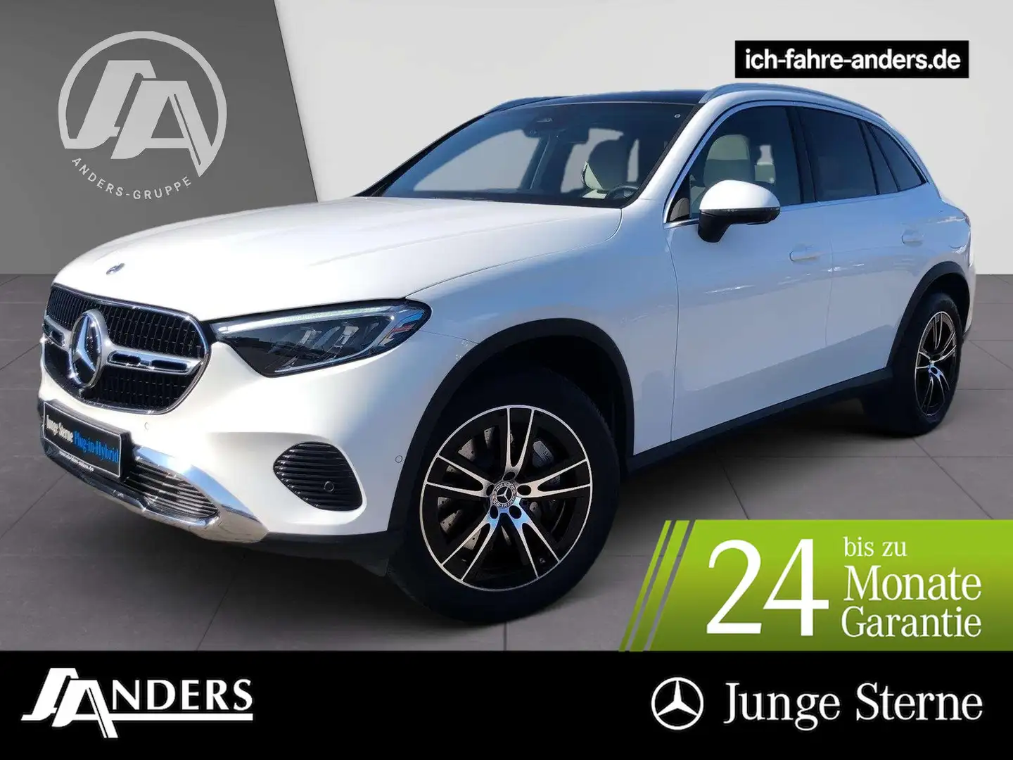 Mercedes-Benz GLC 300 e 4M Avantgarde+MBUX+Pano+LED+36+*BEIGE* Blanc - 1