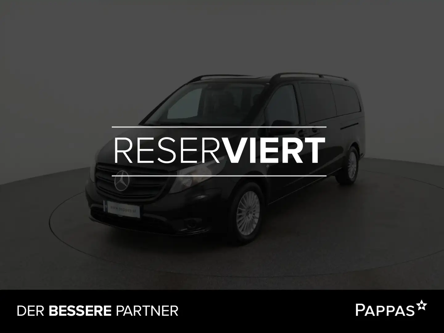Mercedes-Benz Vito e 129 Tourer PRO Extralang Distr PTS Cam Keyl Schwarz - 1