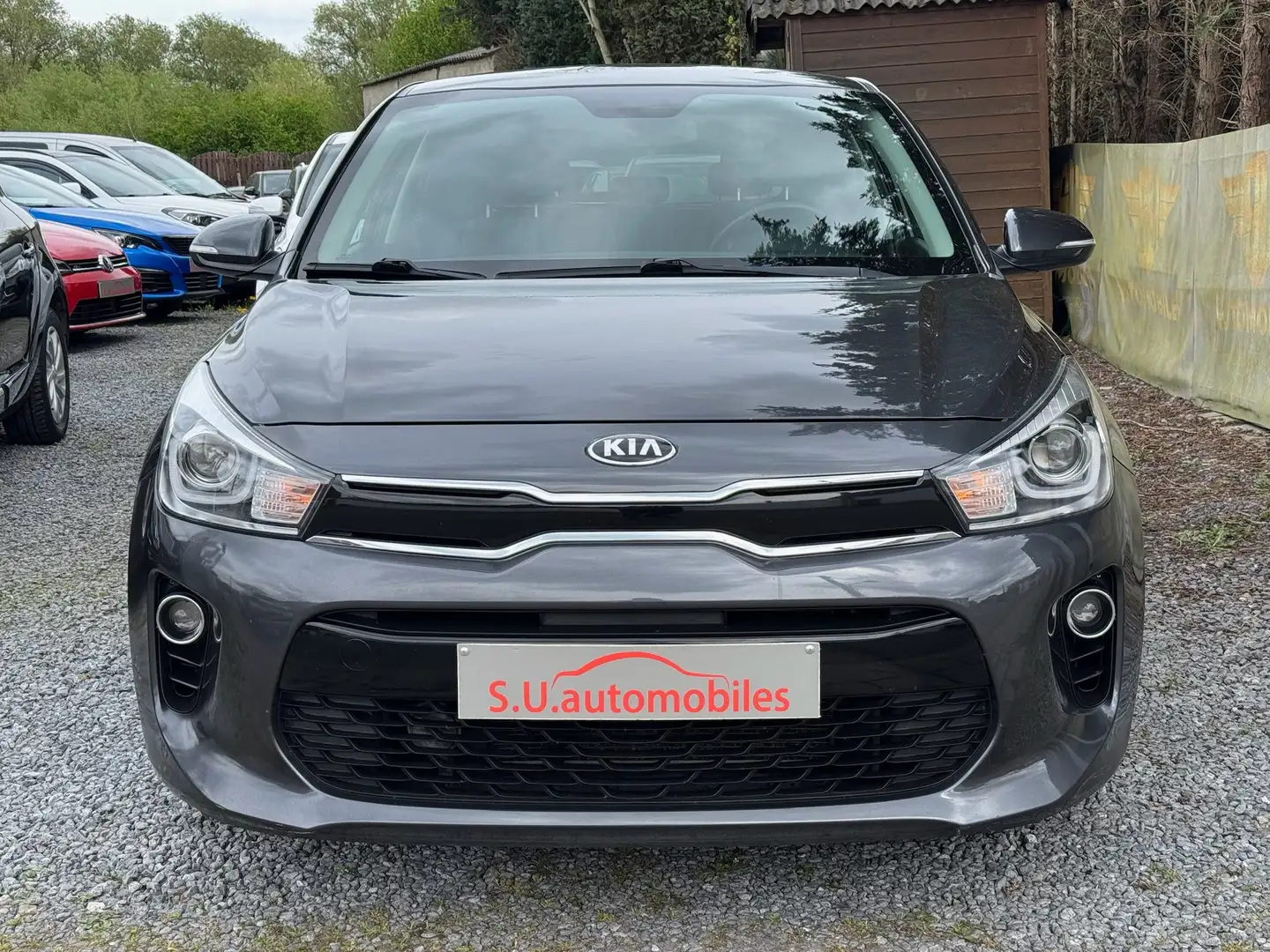 Kia Rio 1.4i Fusion AUTOMATIQUE/Navi/Cam/Cruise/GAR12 Mois Grijs - 2