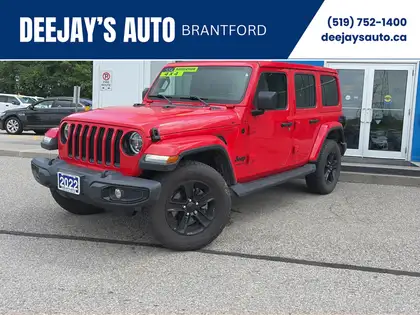 Red 2022 Jeep Wrangler SUV / Crossover Four-Wheel Drive 8-Speed Automatic