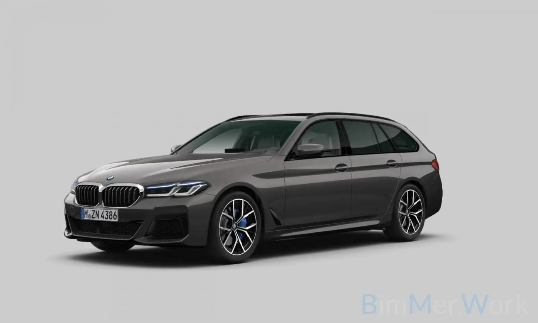 BMW 530 M Sport Laser DAB H K HUD Panorama AHK ACC Noir - 1