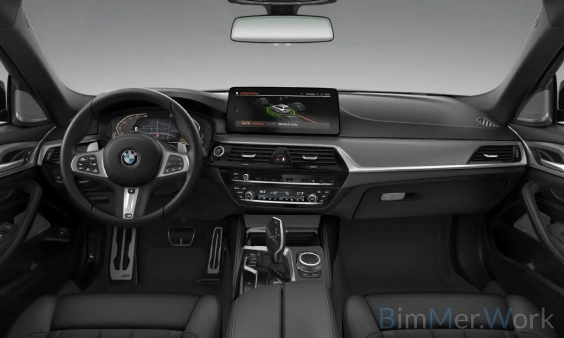 BMW 530 M Sport Laser DAB H K HUD Panorama AHK ACC Noir - 2