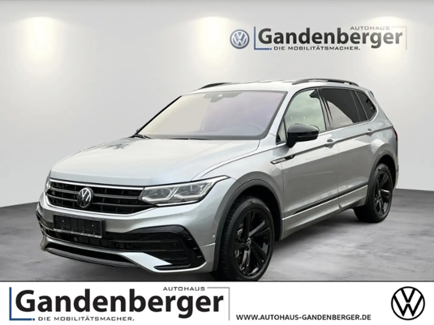 Volkswagen Tiguan Allspace R-Line 2,0l TSI 190PS 7-Gang-DSG Stříbrná - 1