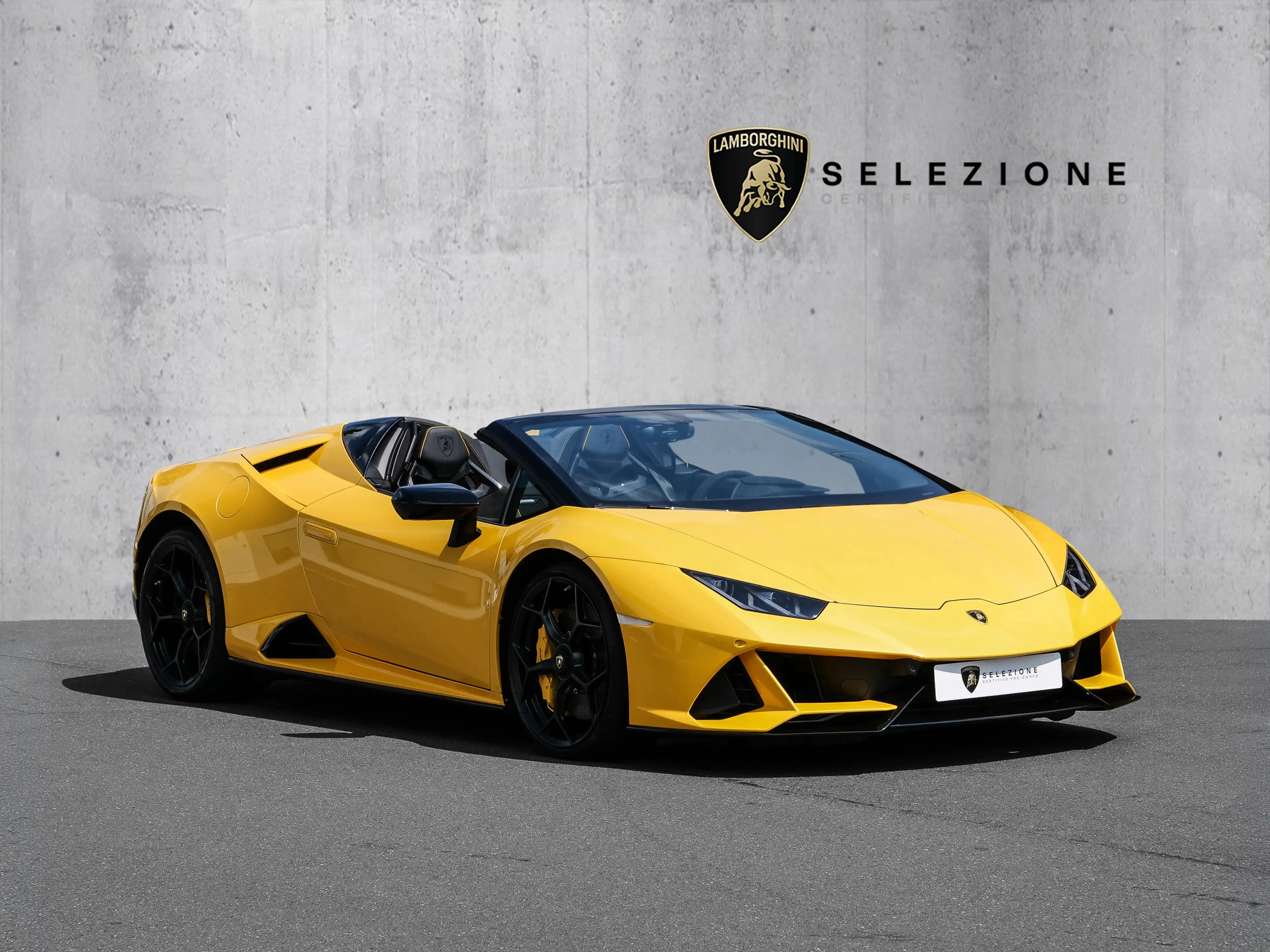Lamborghini Huracán EVO Spyder Giallo Inti. Lifting System