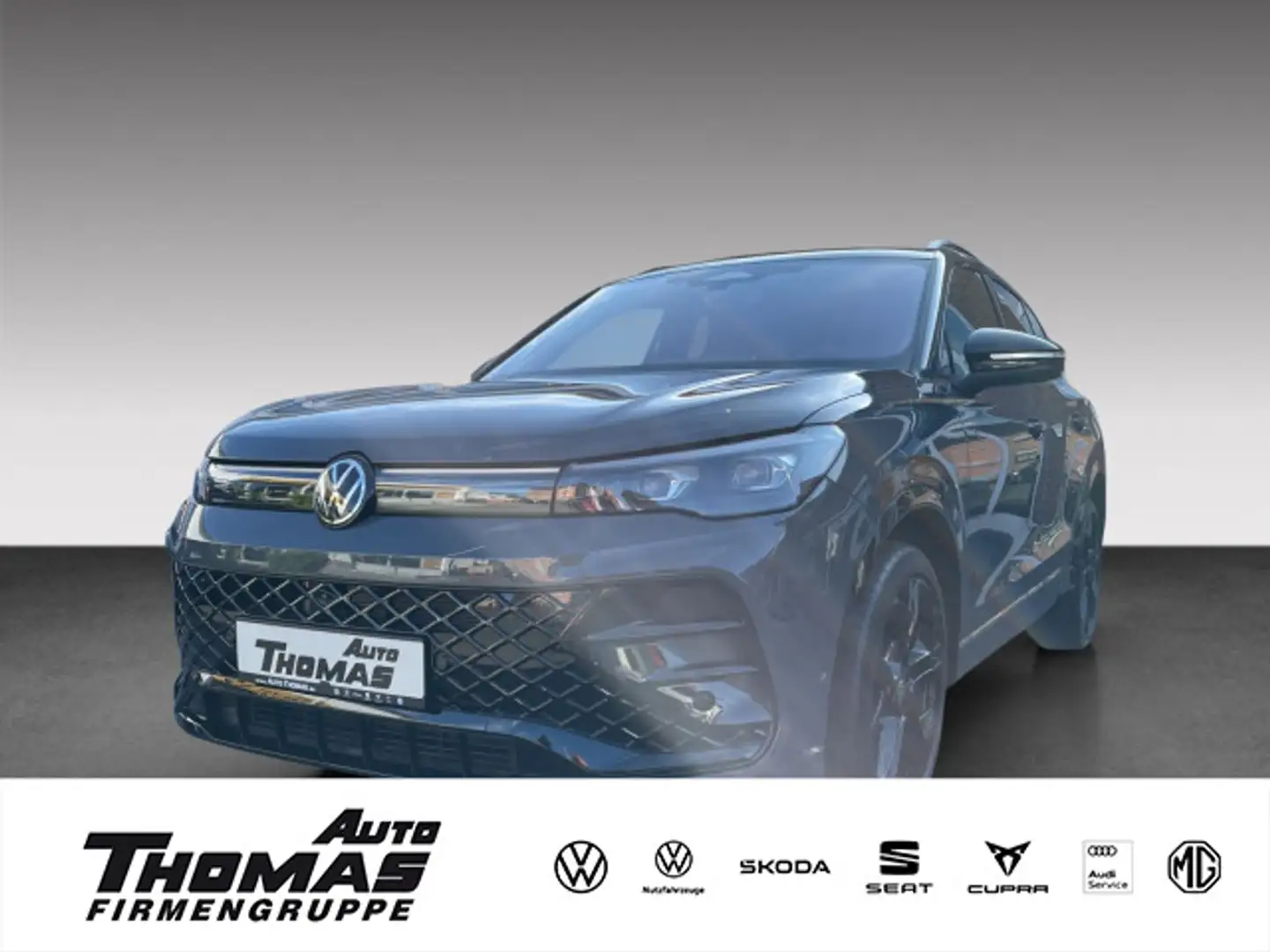 Volkswagen Tiguan 2.0 TSI 4Motion DSG R-Line AHK Pano Black Grau - 1